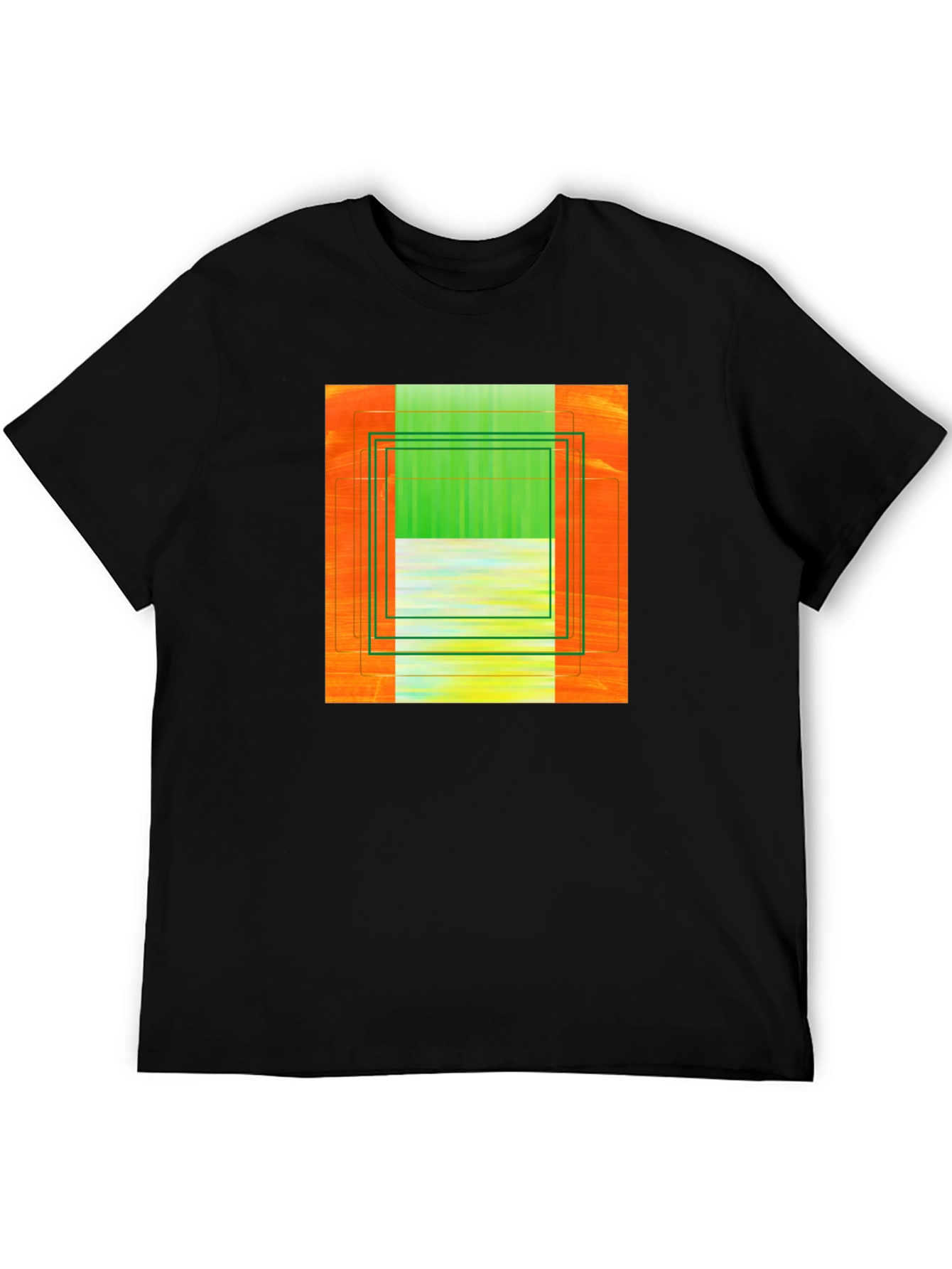 Abstract Graphic Print Tee - Modern Art T-Shirt