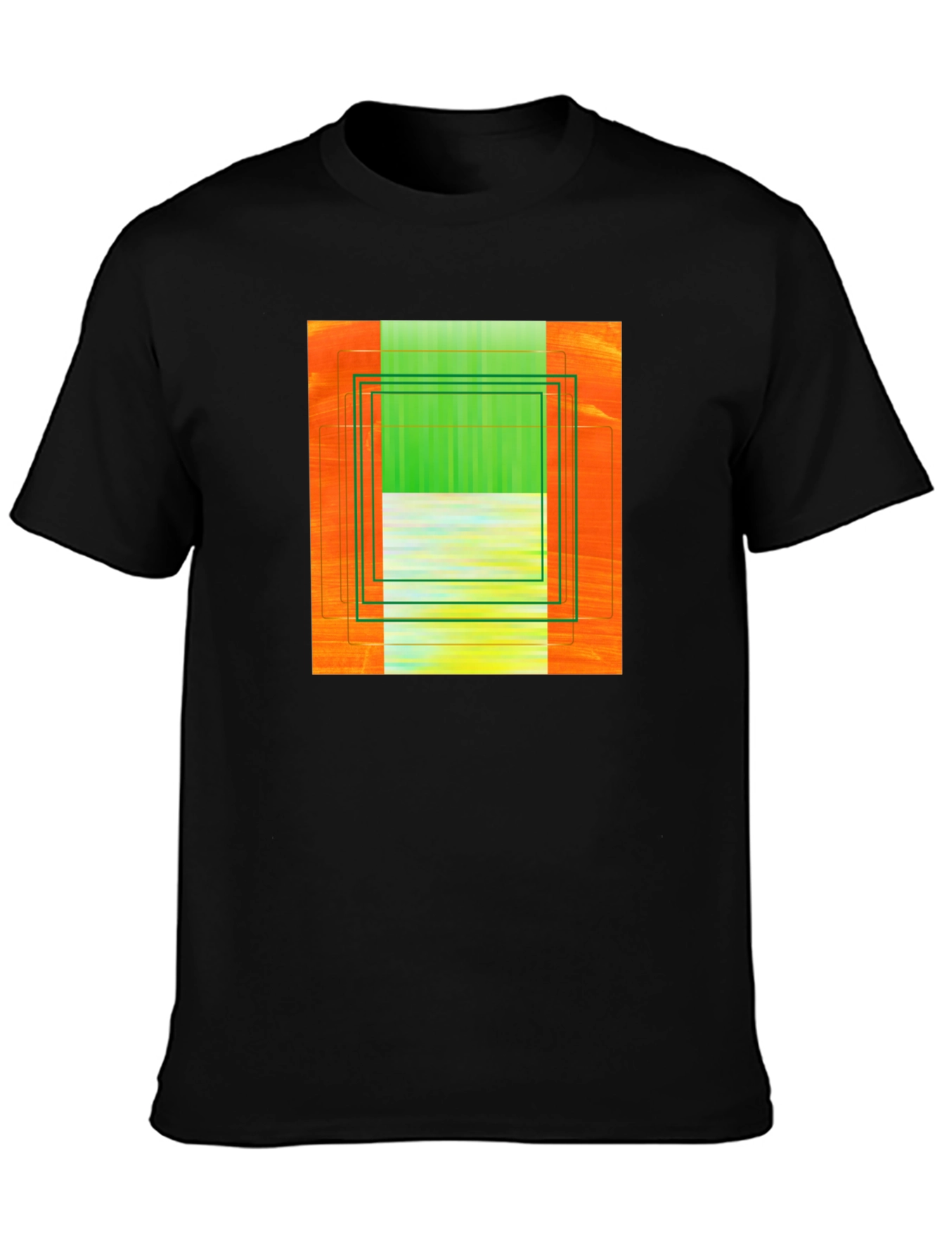Abstract Graphic Print Tee - Modern Art T-Shirt