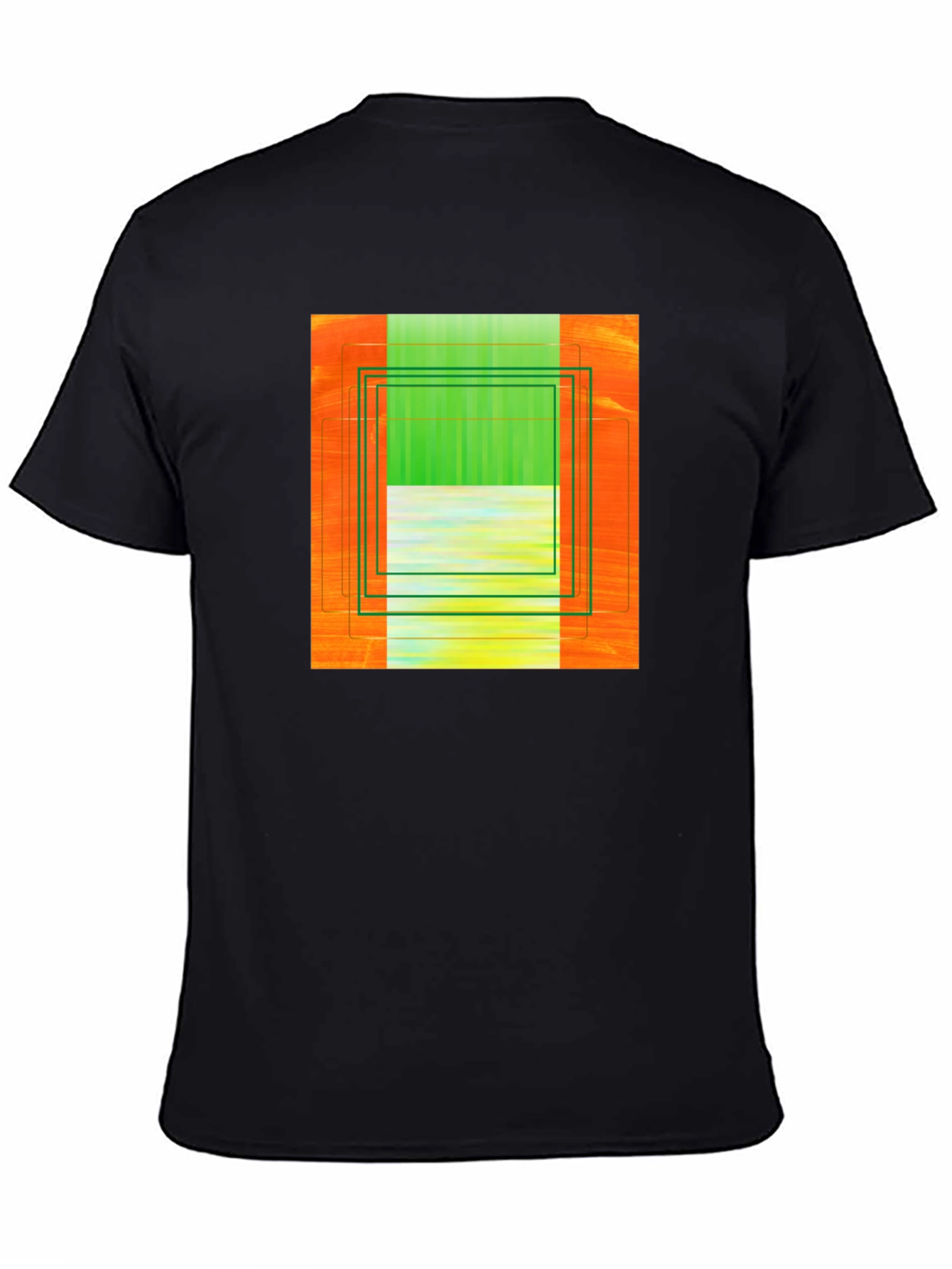 Abstract Graphic Print Tee - Modern Art T-Shirt
