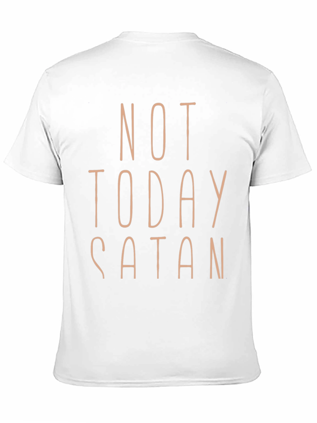 Not Today Satan Graphic Tee - Black