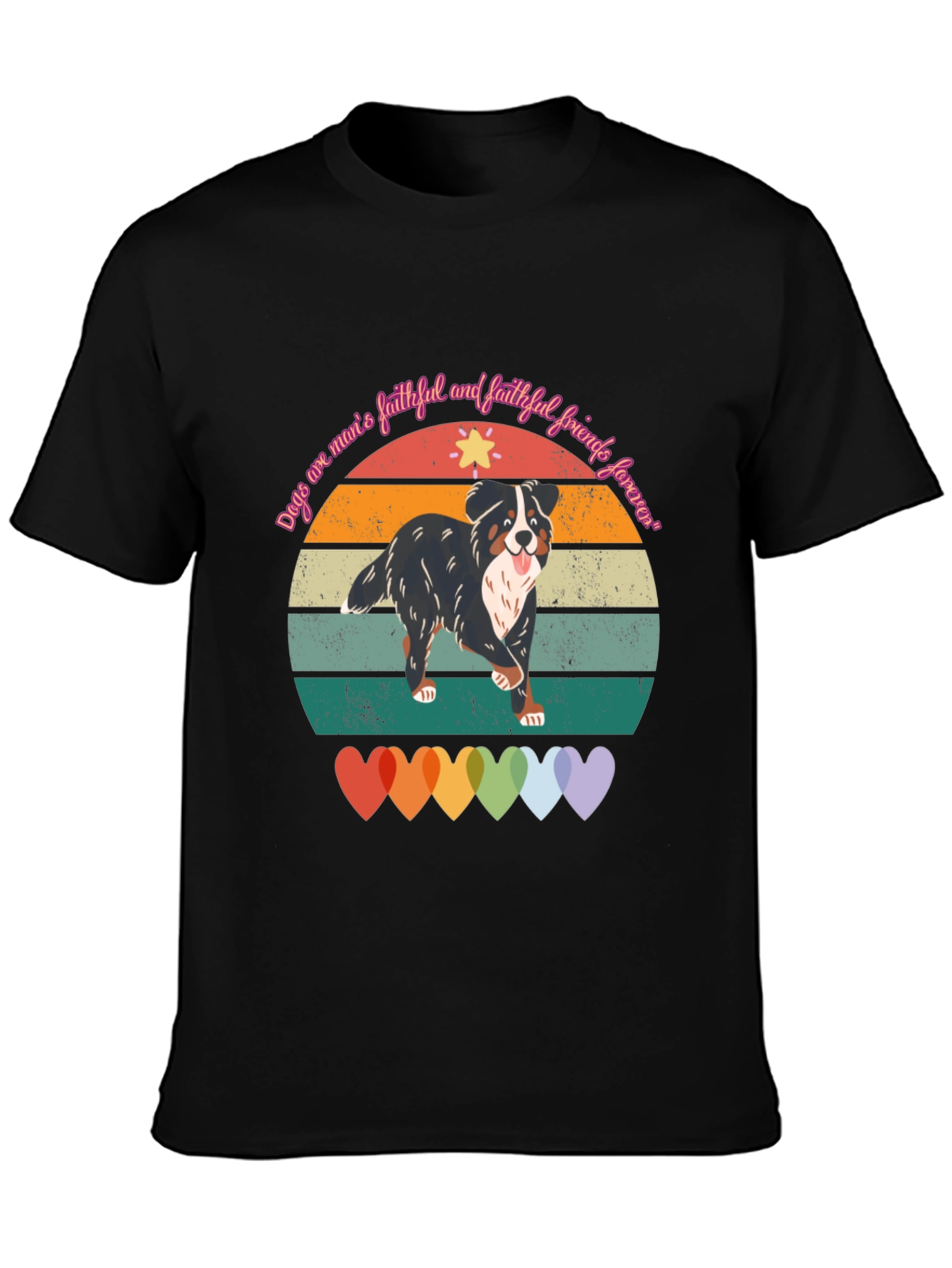Faithful Dog T-Shirt: Mans Best Friend Forever