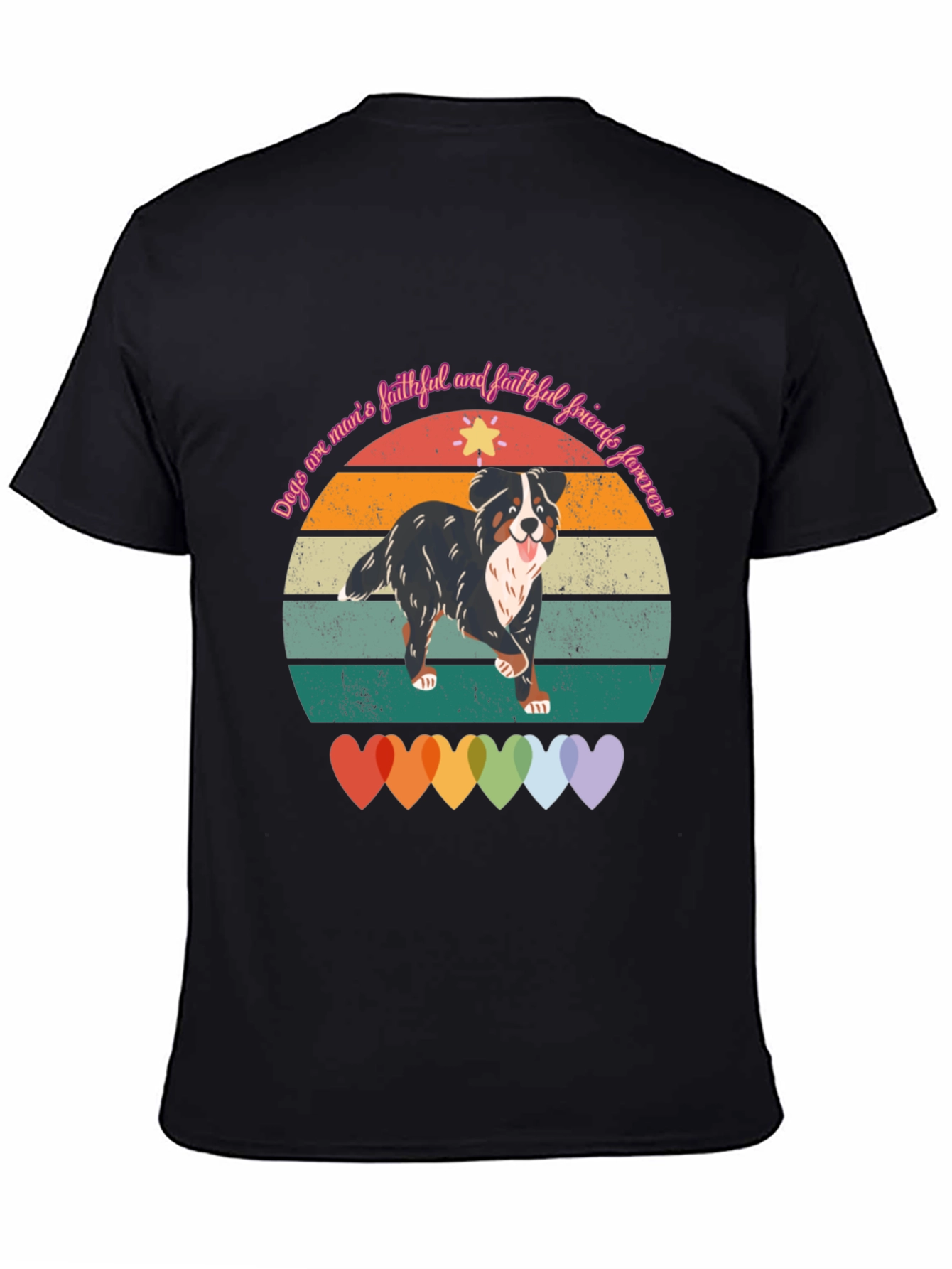 Faithful Dog T-Shirt: Mans Best Friend Forever