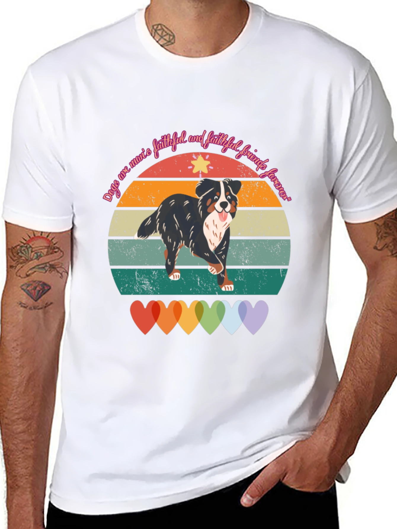 Faithful Dog T-Shirt: Mans Best Friend Forever