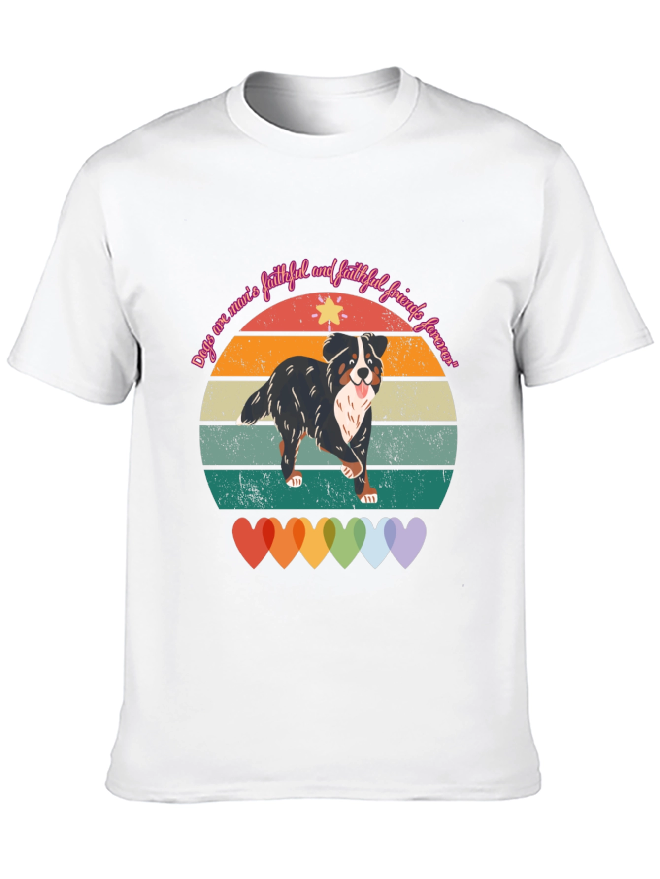 Faithful Dog T-Shirt: Mans Best Friend Forever