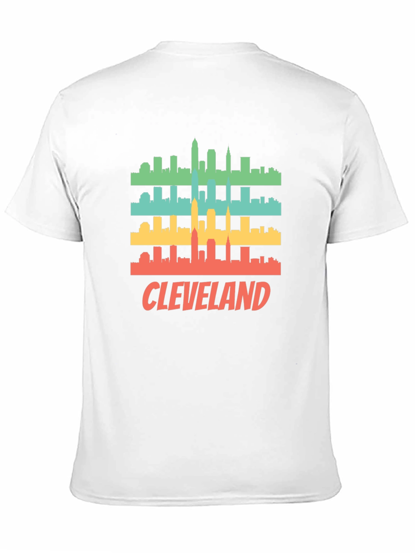 Cleveland Skyline Retro T-Shirt
