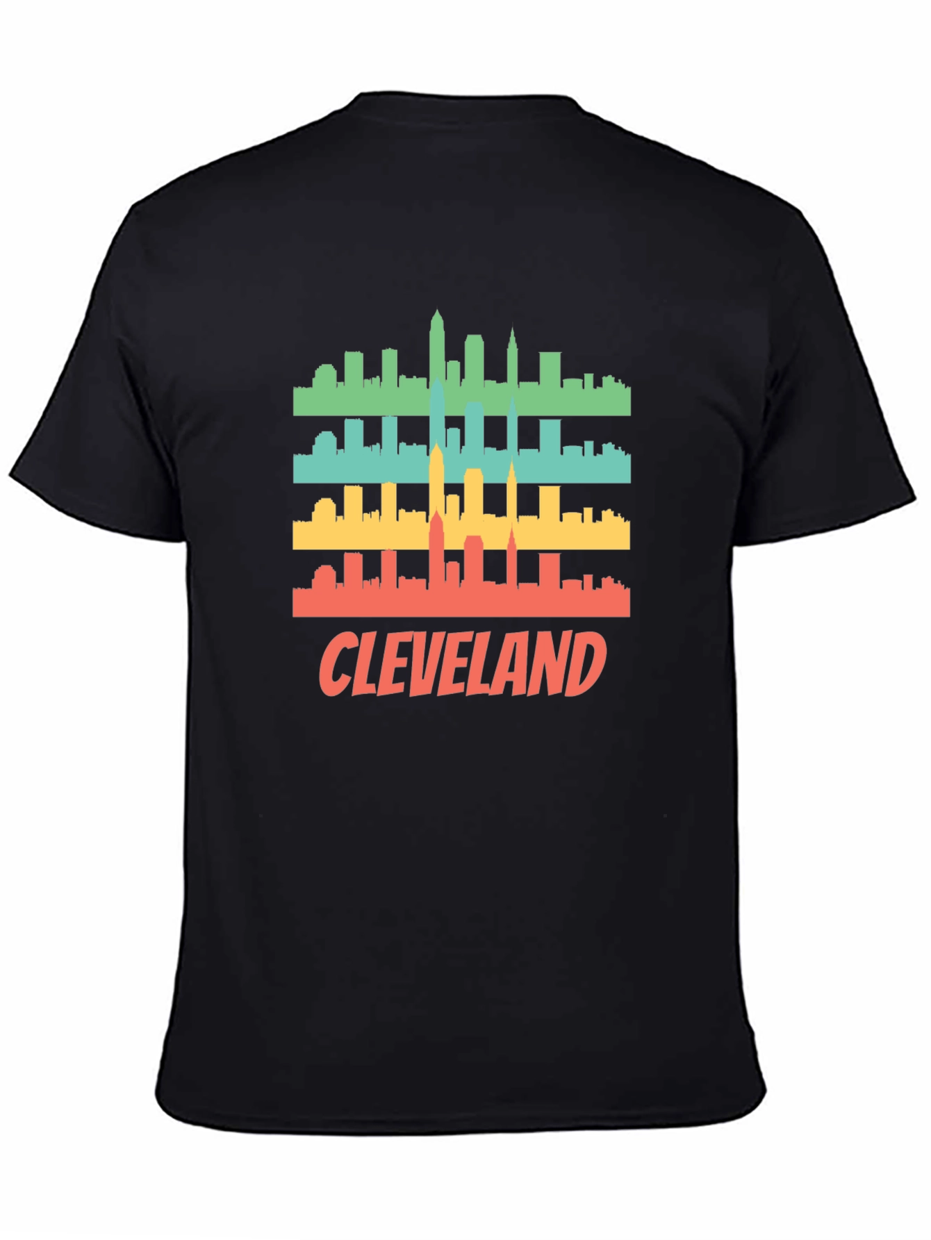 Cleveland Skyline Retro T-Shirt