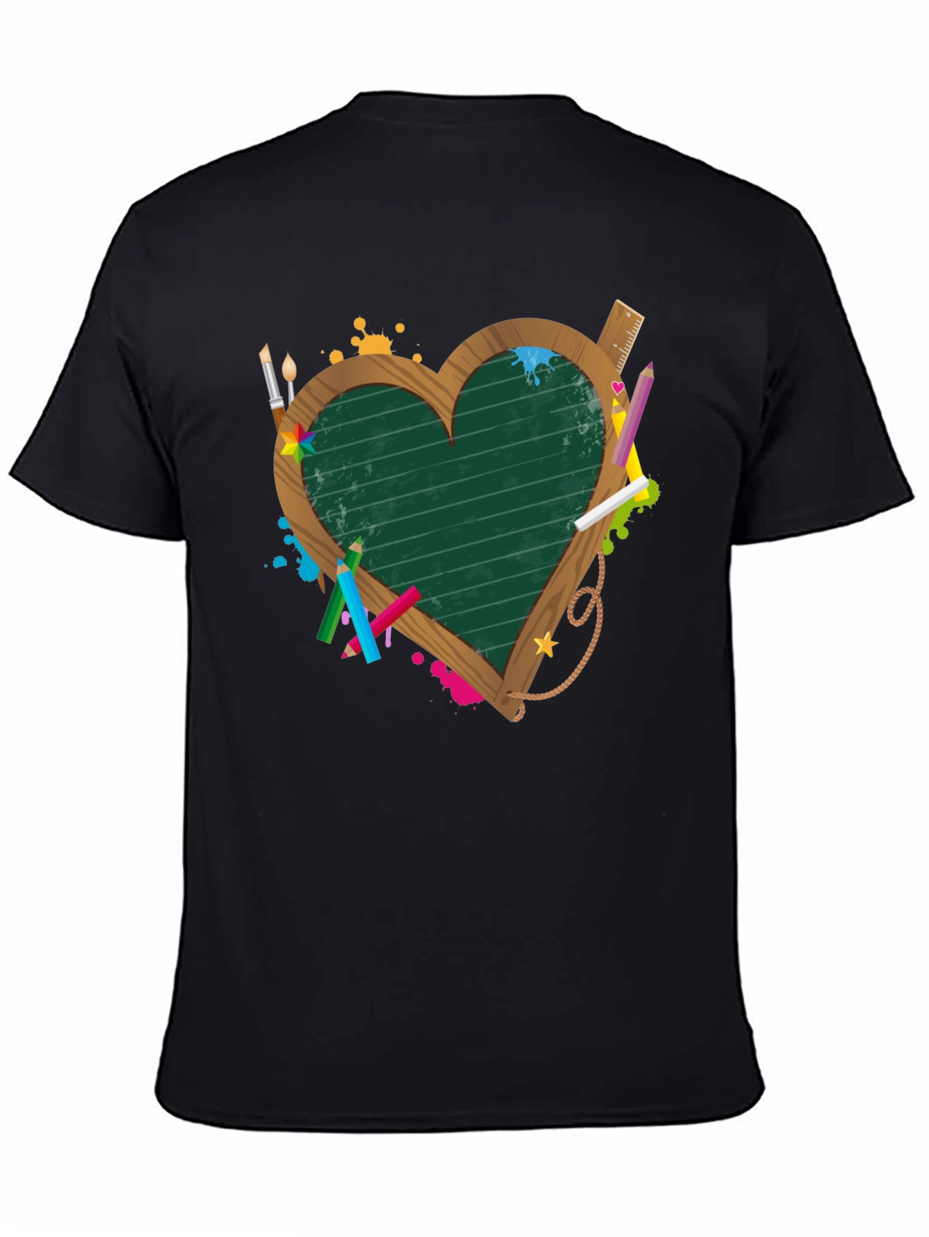 Teacher Heart Blackboard T-Shirt