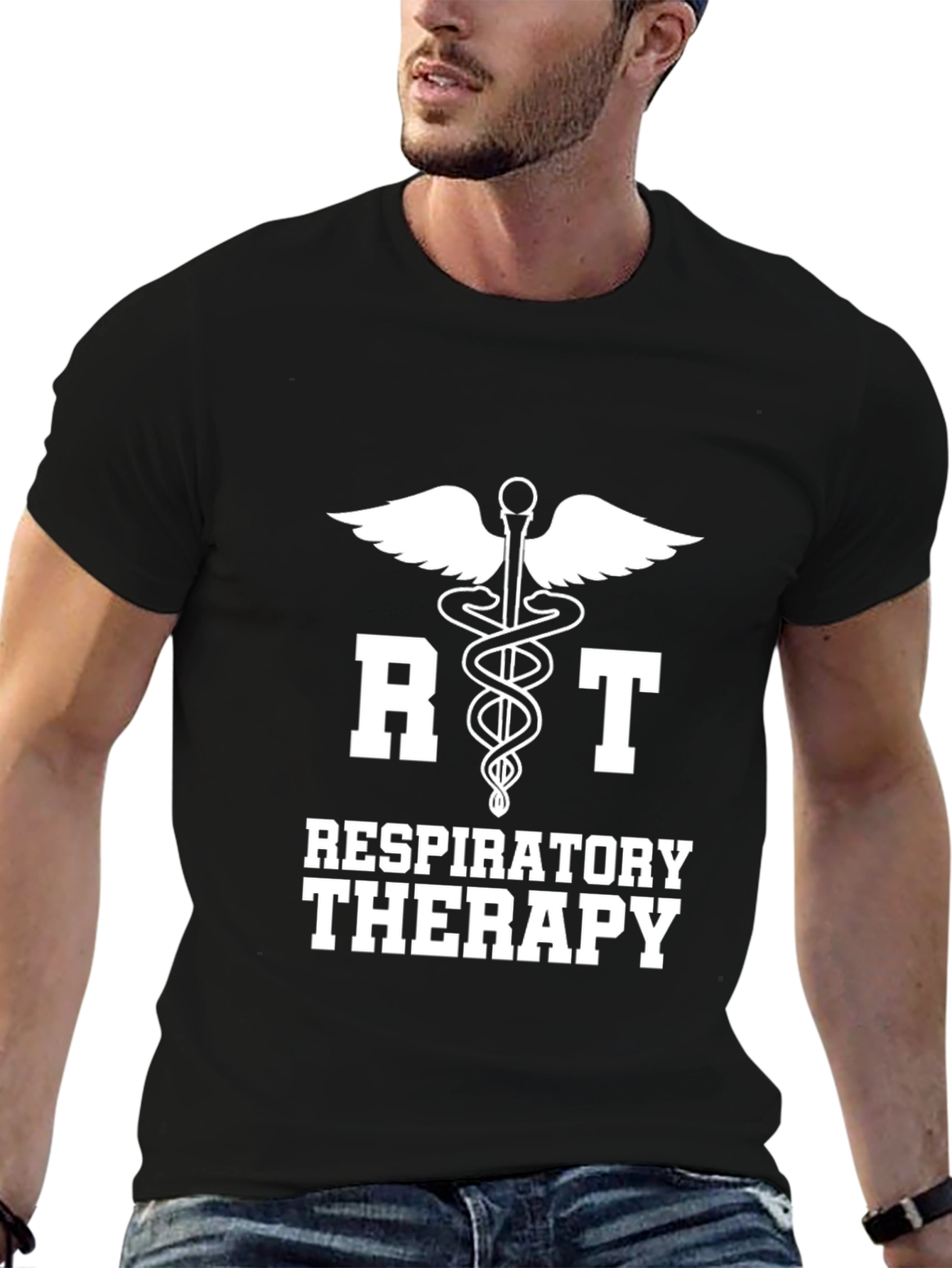Respiratory Therapy RT T-Shirt - Black