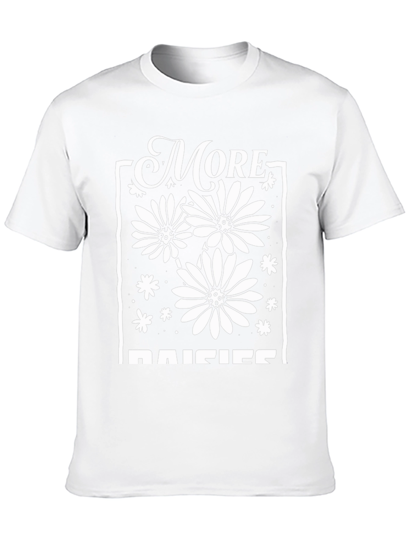 More Daisies Graphic Tee - Black