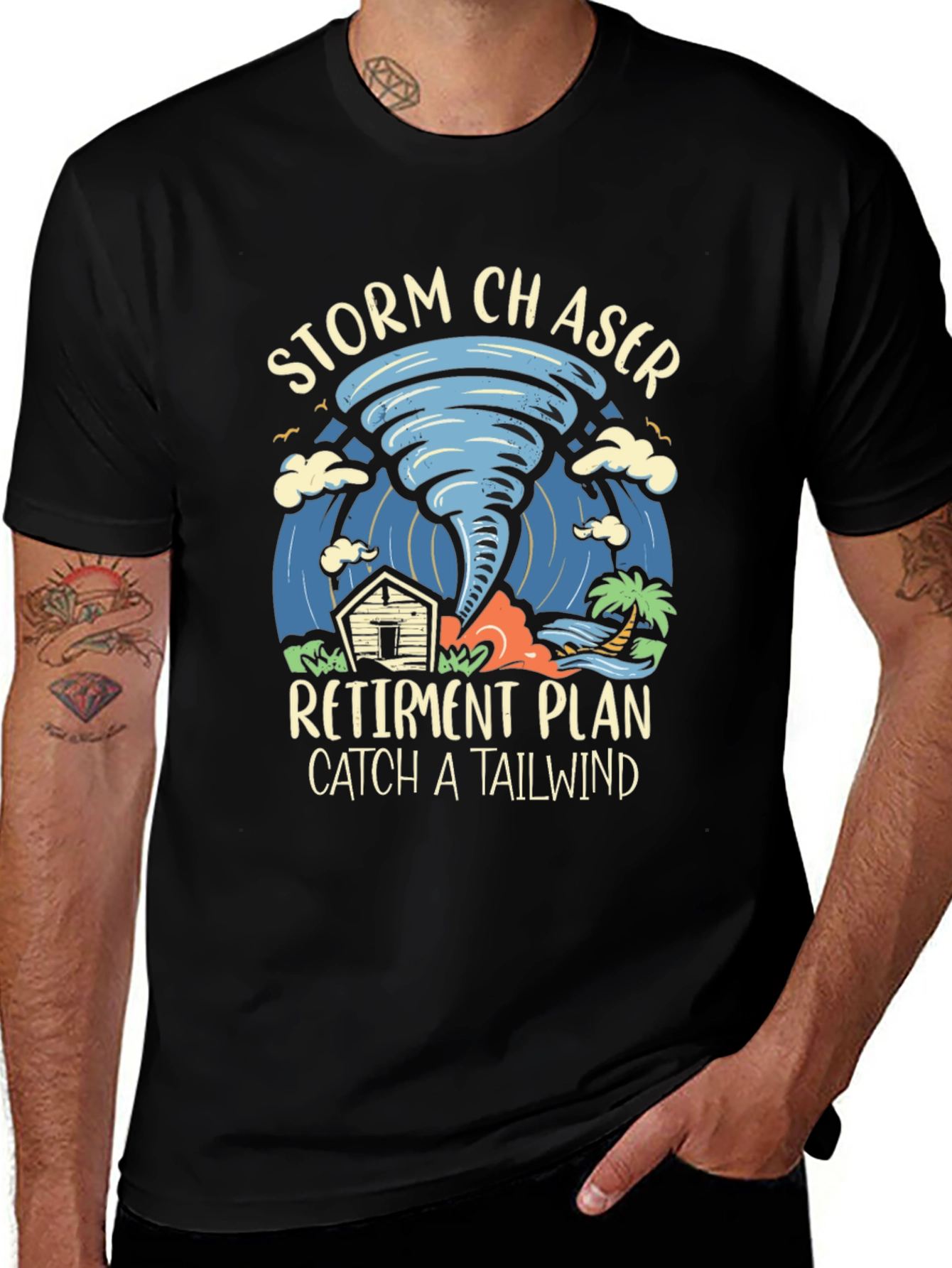 Storm Chaser Retirement Plan T-Shirt