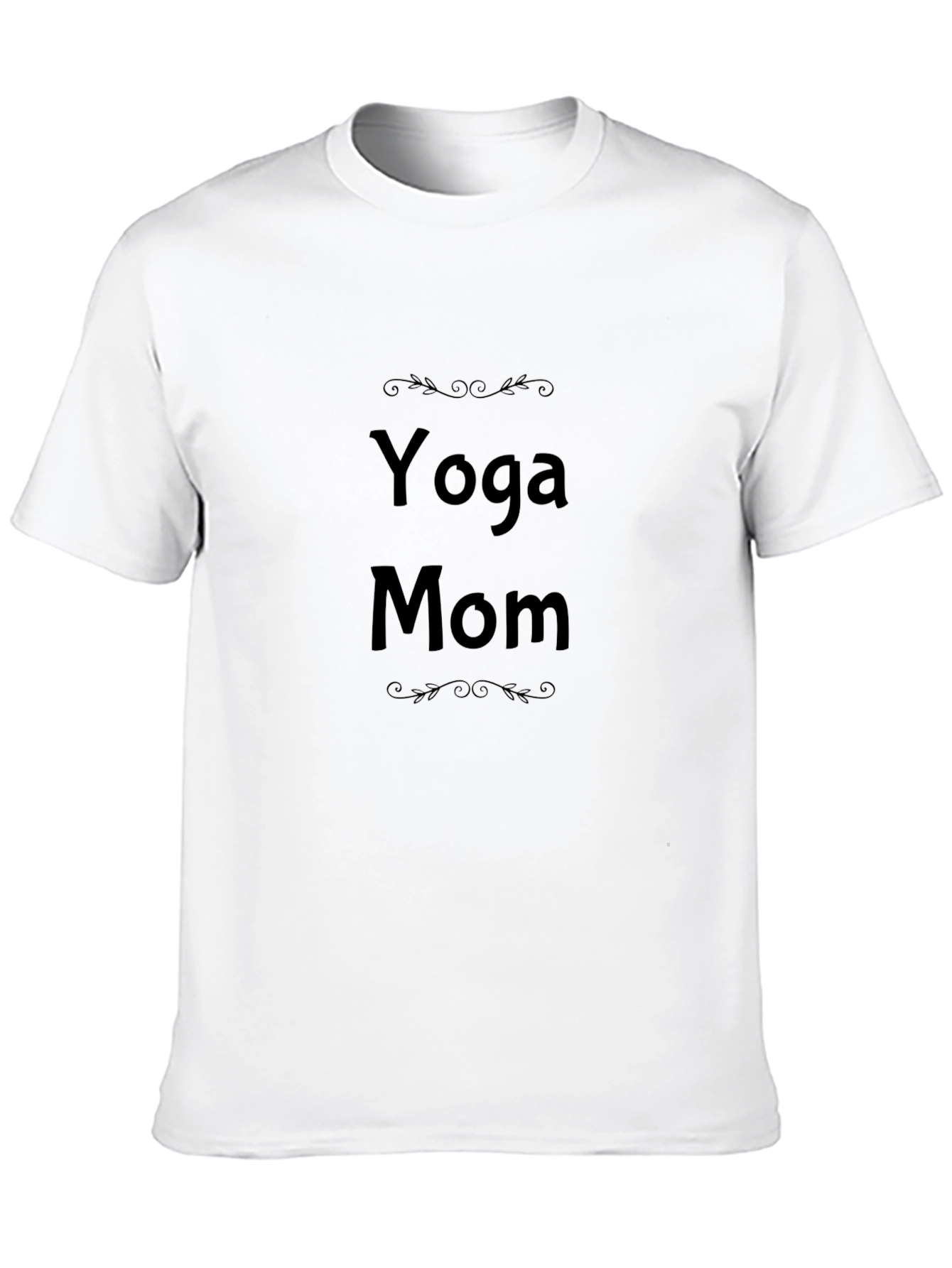Yoga Mom Black T-Shirt - Stylish Comfort
