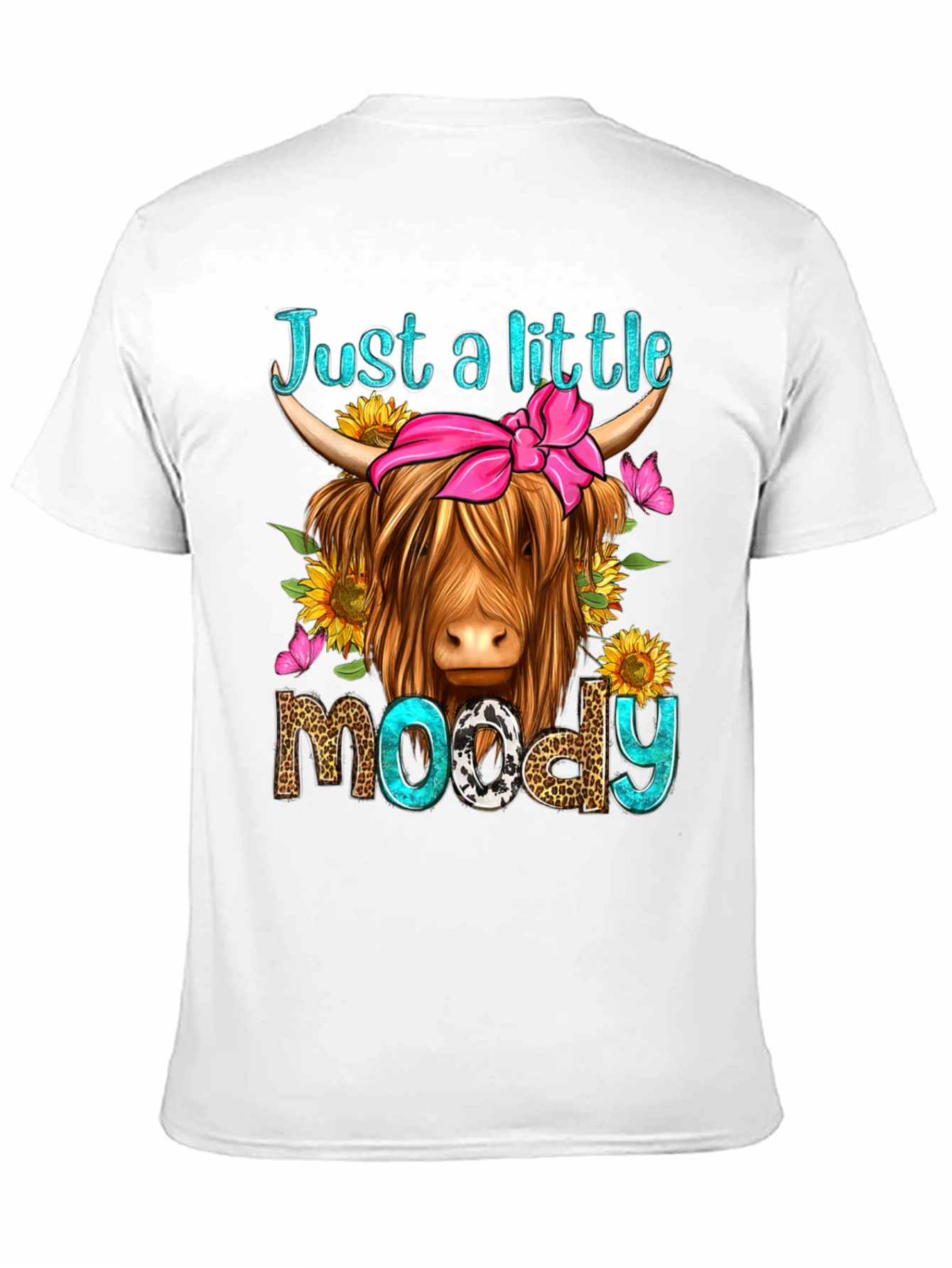 Just a Little Moody Highland Cow T-Shirt