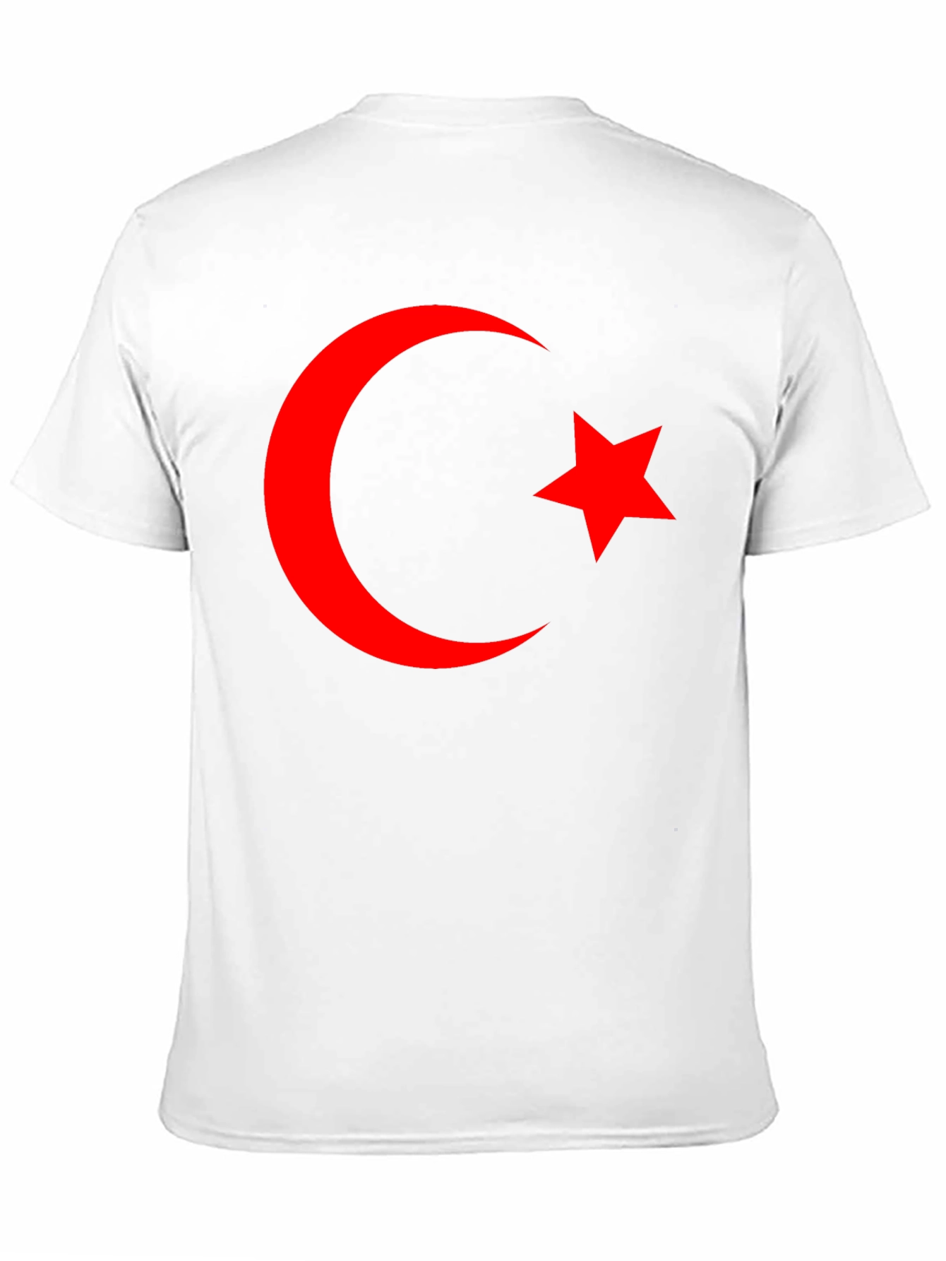 Crescent Moon & Star Graphic Tee - Black