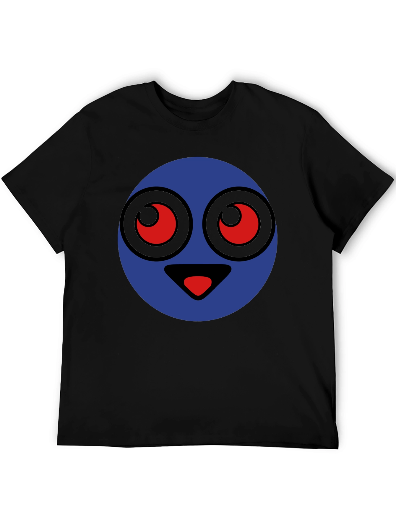 Funny Cartoon Face Graphic T-Shirt