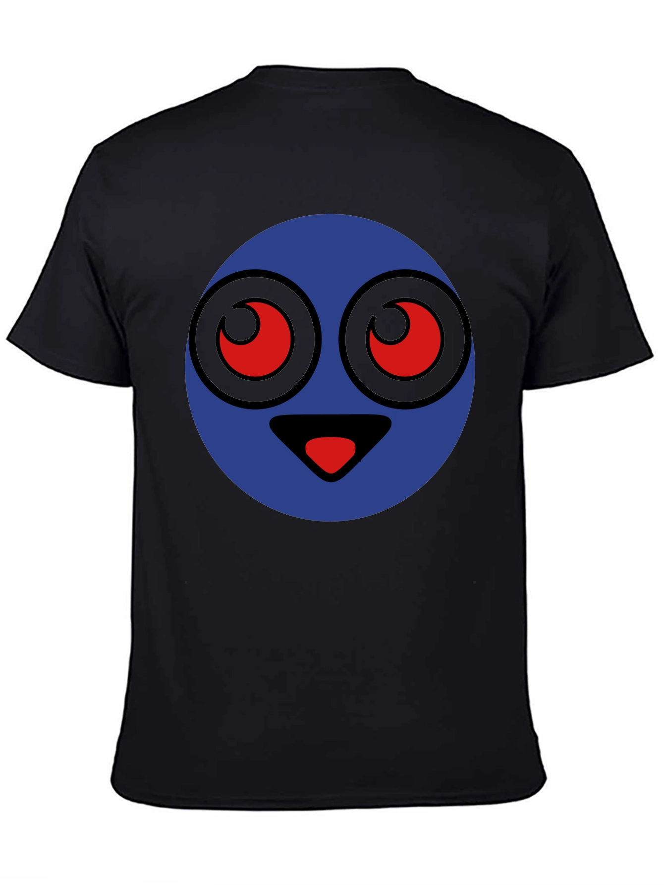 Funny Cartoon Face Graphic T-Shirt