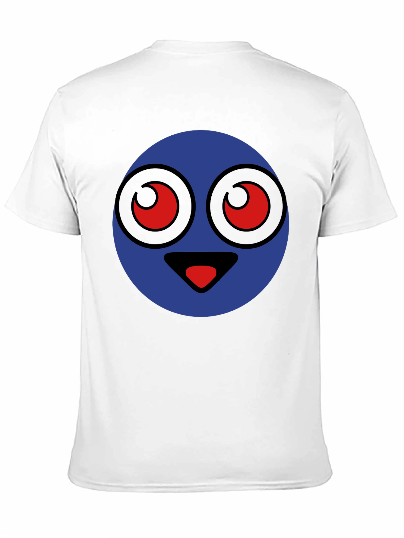 Funny Cartoon Face Graphic T-Shirt