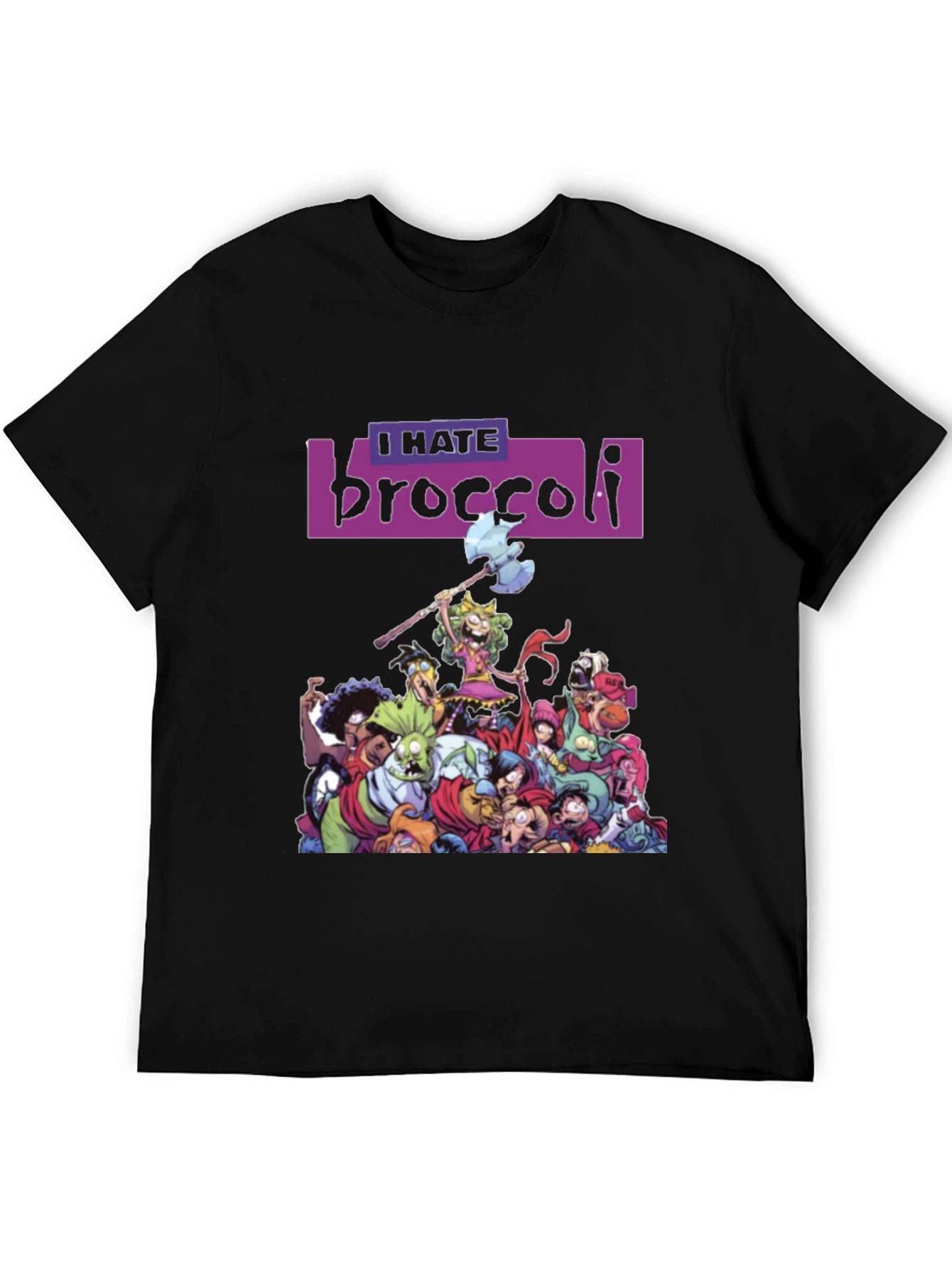 I Hate Broccoli T-Shirt - Quirky Graphic Tee