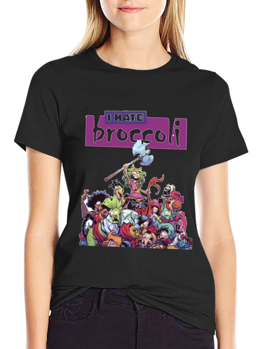 I Hate Broccoli T-Shirt - Quirky Graphic Tee