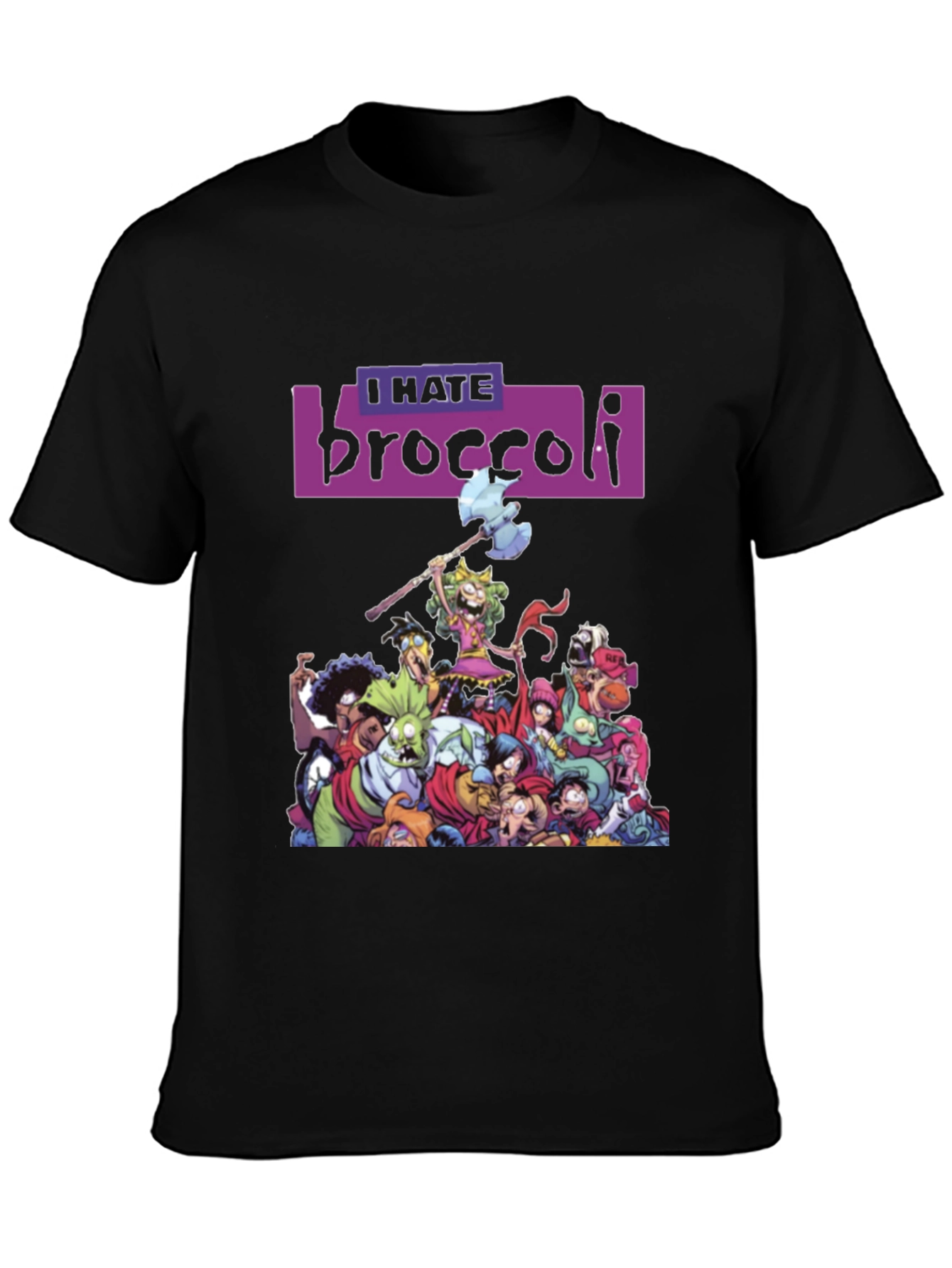 I Hate Broccoli T-Shirt - Quirky Graphic Tee