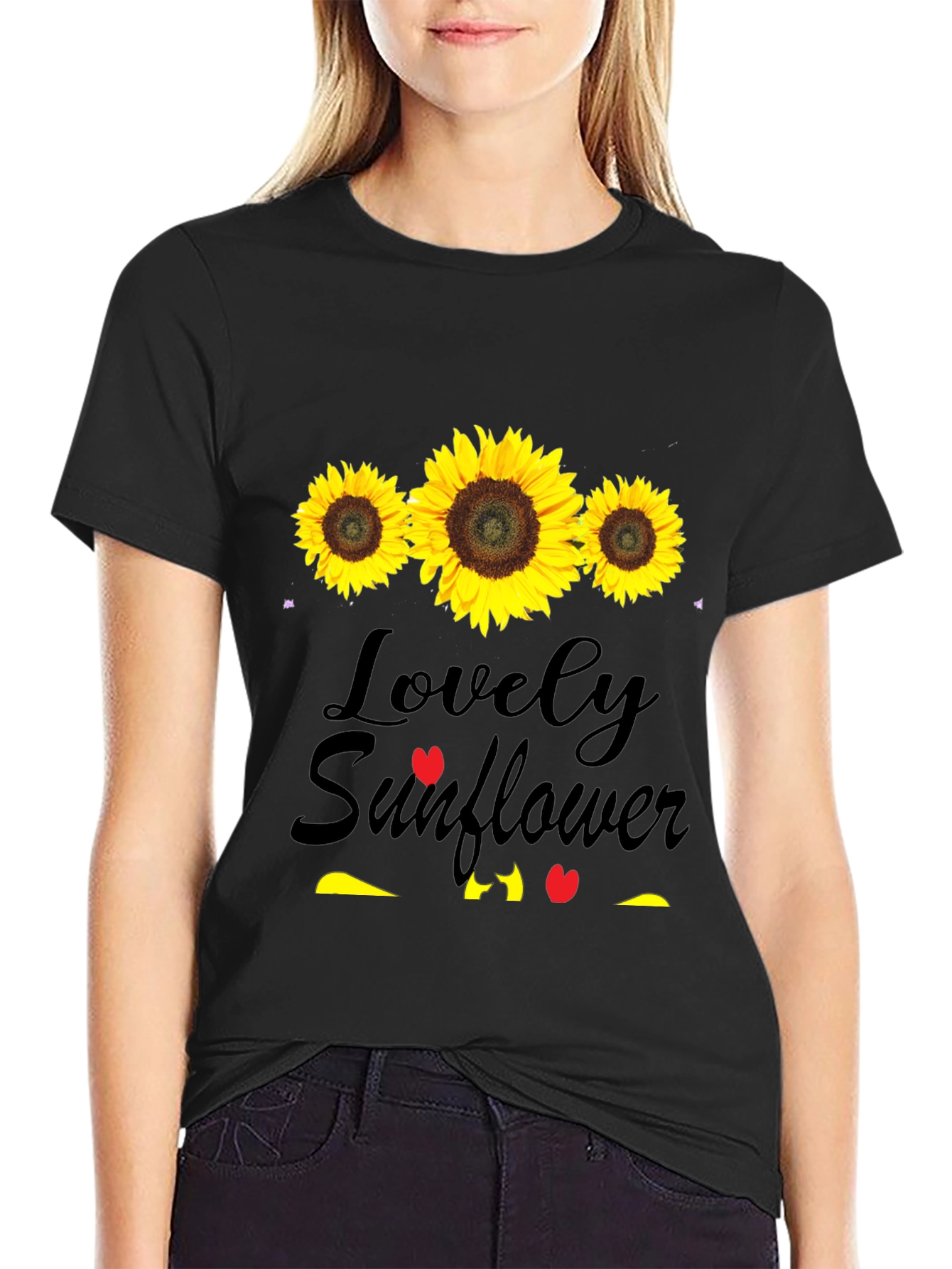 Lovely Sunflower Graphic Tee