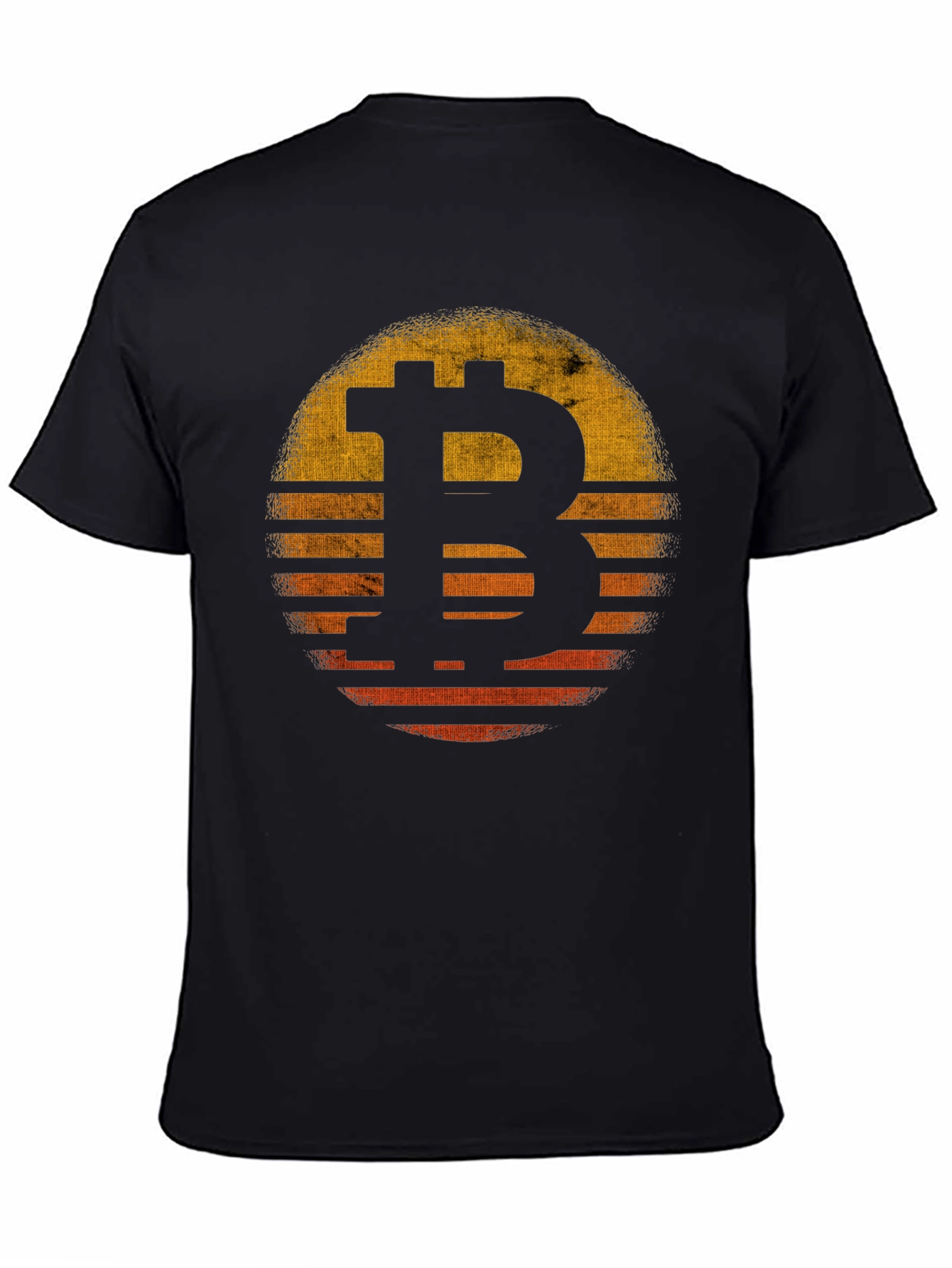Bitcoin Sunset Graphic Tee - Crypto Currency T-Shirt