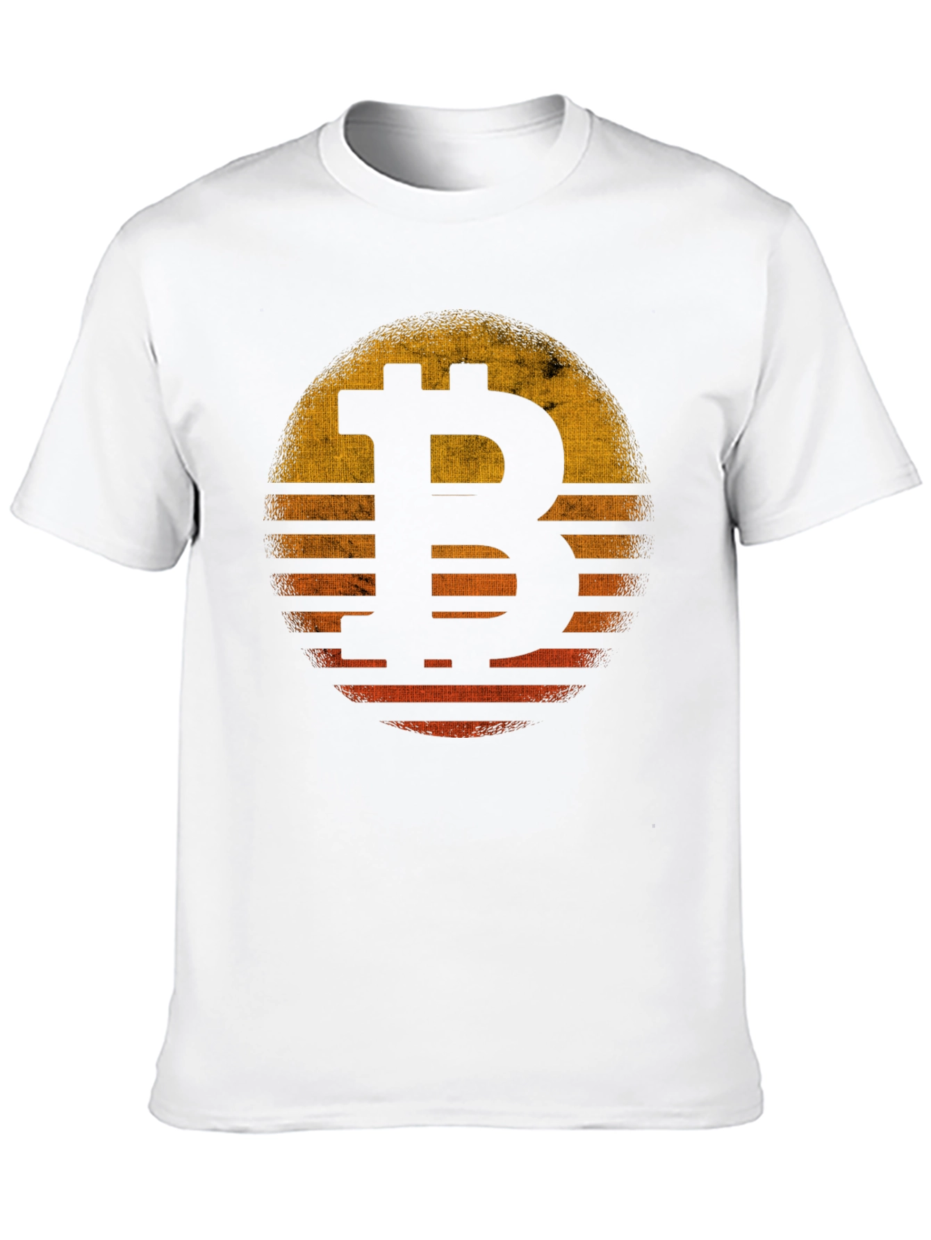 Bitcoin Sunset Graphic Tee - Crypto Currency T-Shirt
