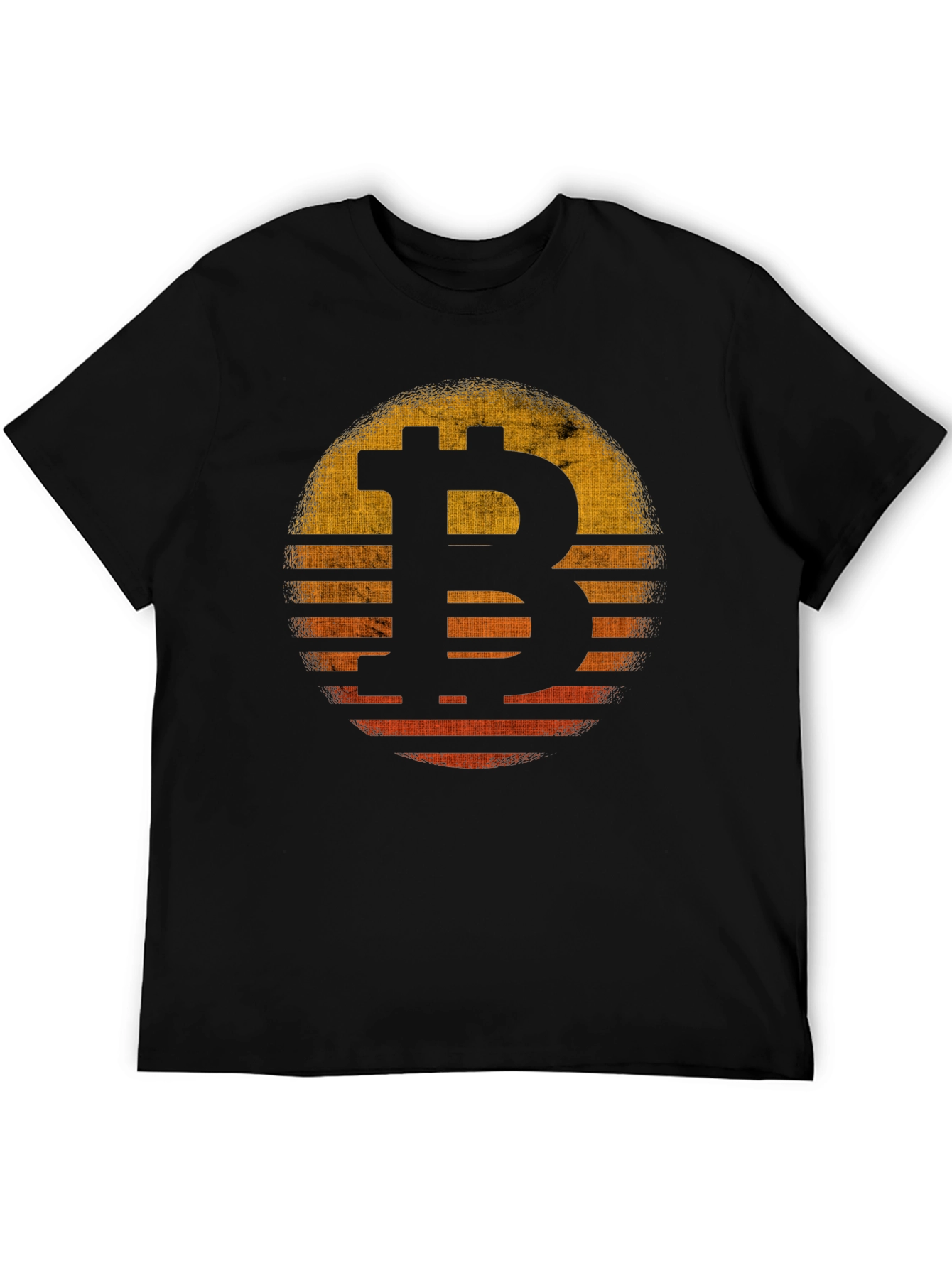 Bitcoin Sunset Graphic Tee - Crypto Currency T-Shirt