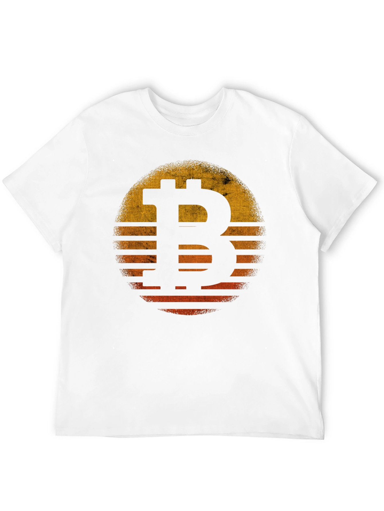 Bitcoin Sunset Graphic Tee - Crypto Currency T-Shirt