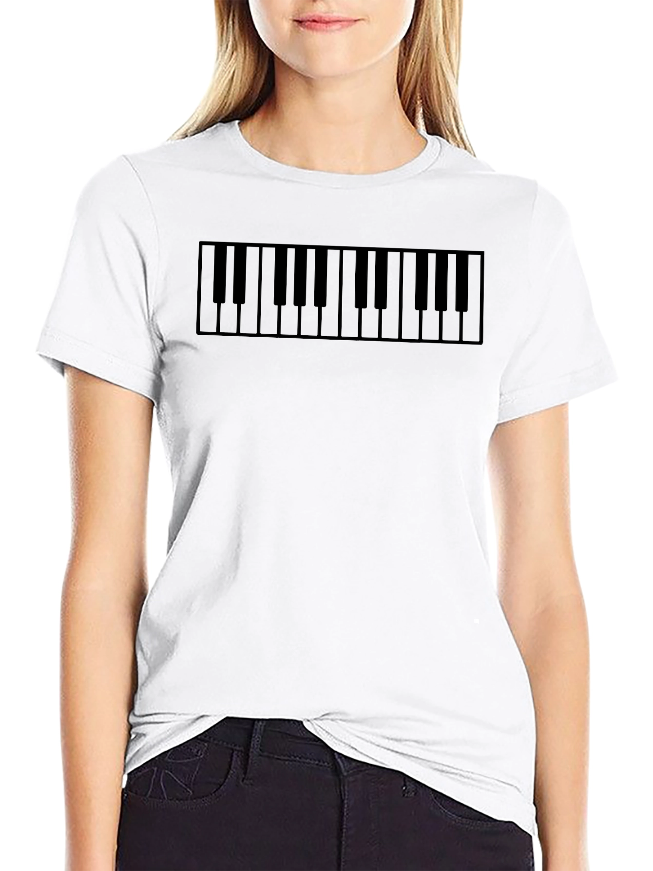 Piano Keys Graphic Tee - Musicians Essential