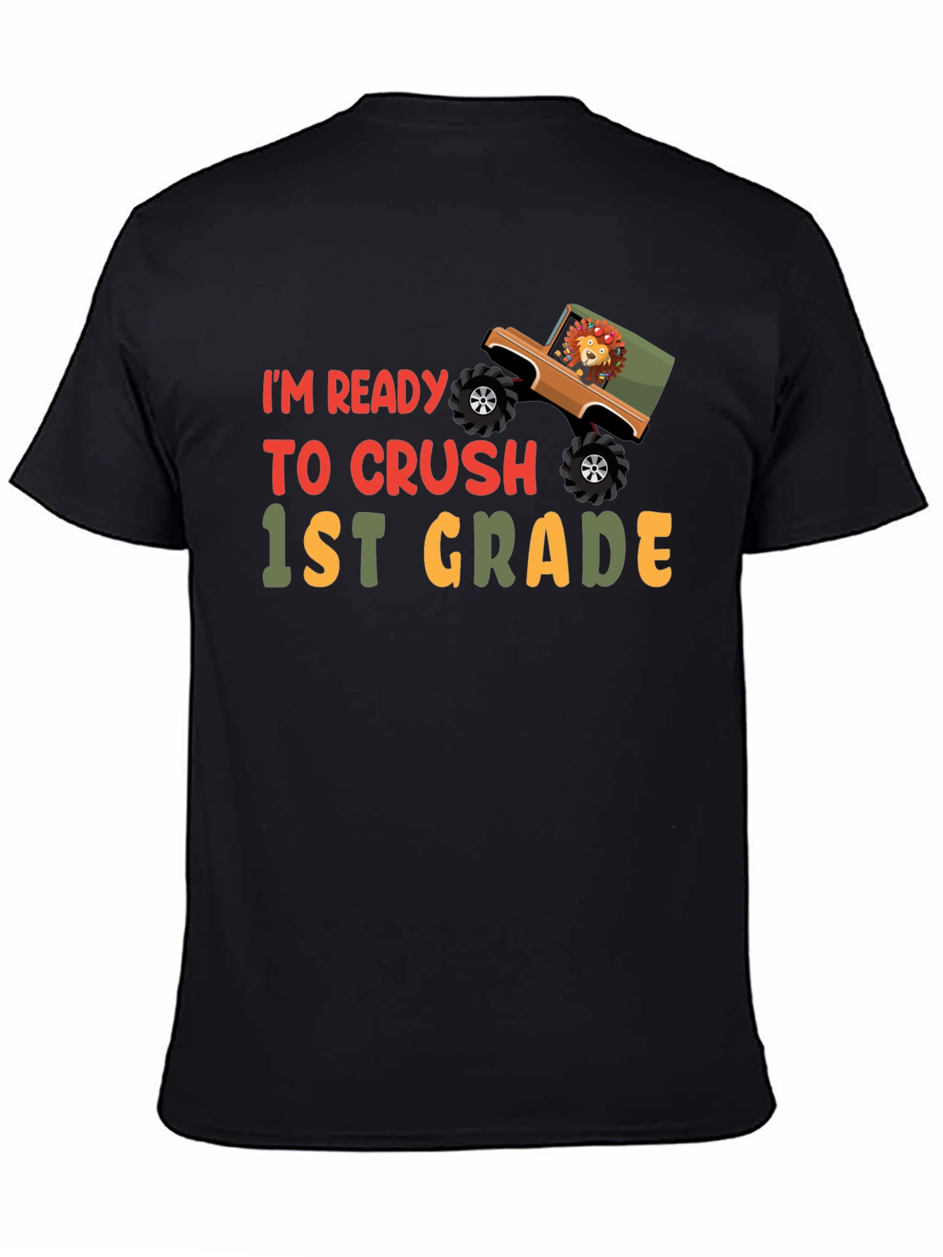 Ready to Crush 1st Grade Monster Truck Kids T-Shirt