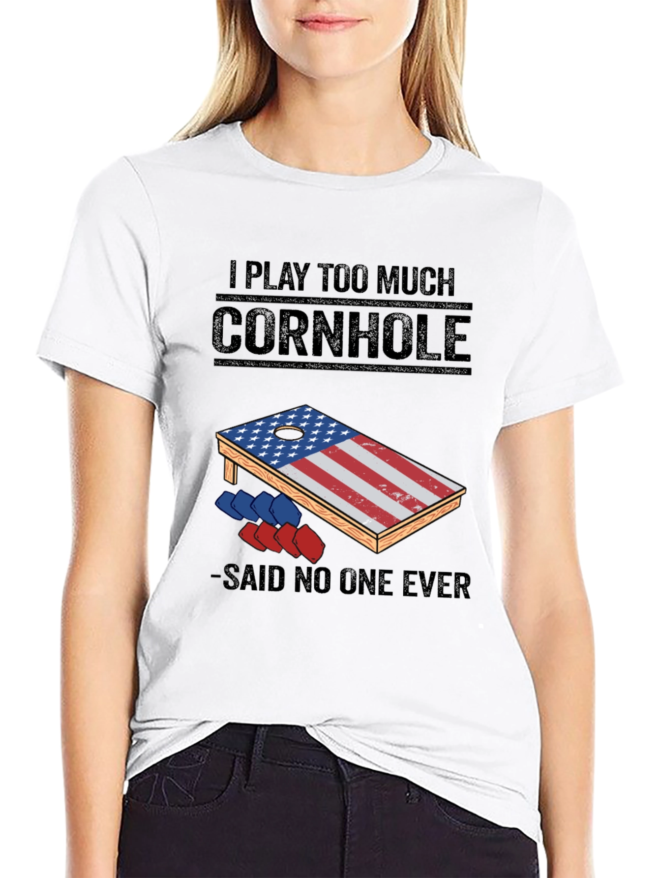 I Play Too Much Cornhole T-Shirt
