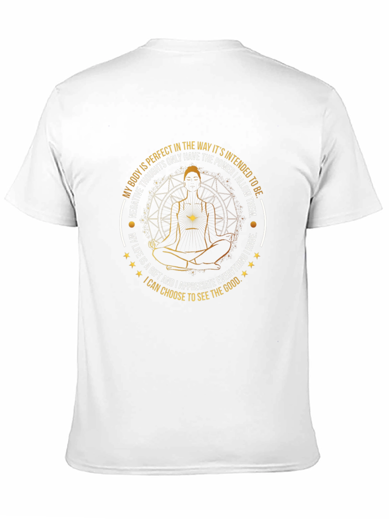 Mindful Meditation Graphic Tee - Black