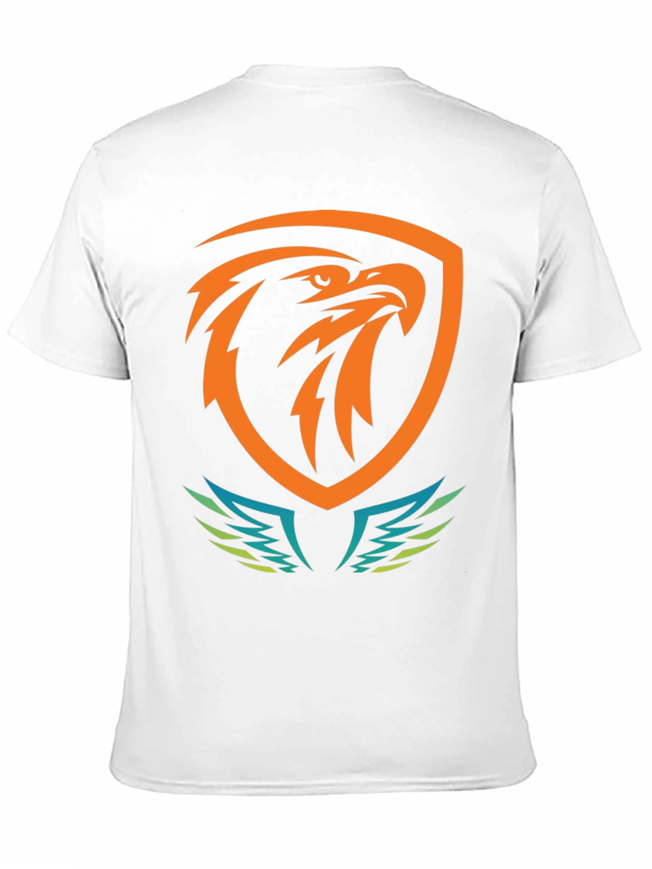 Bold Eagle Shield Graphic Tee - Black