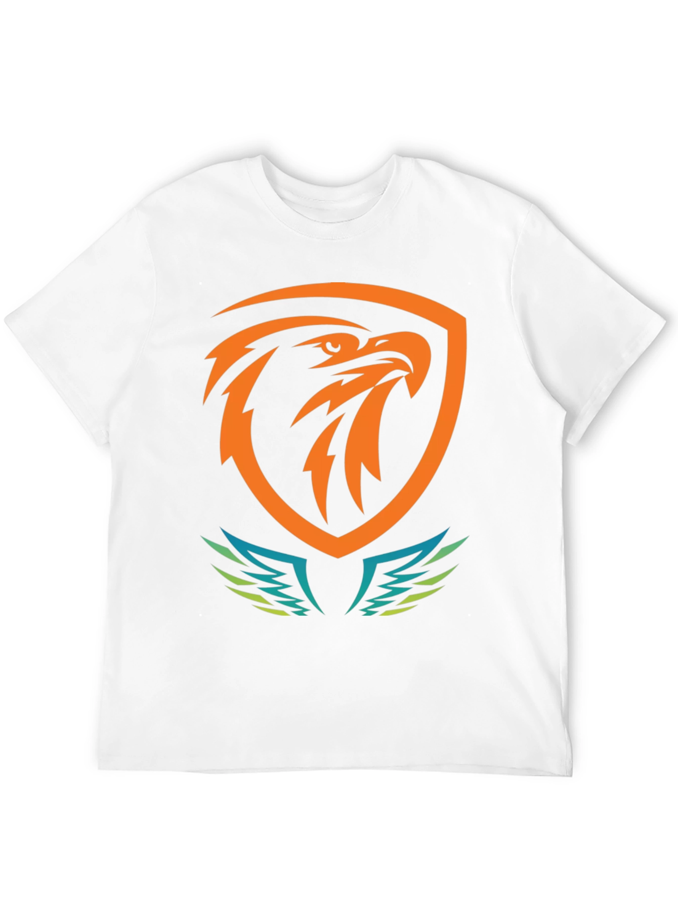 Bold Eagle Shield Graphic Tee - Black