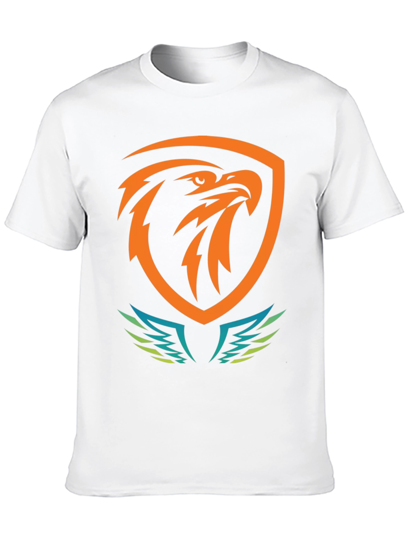 Bold Eagle Shield Graphic Tee - Black