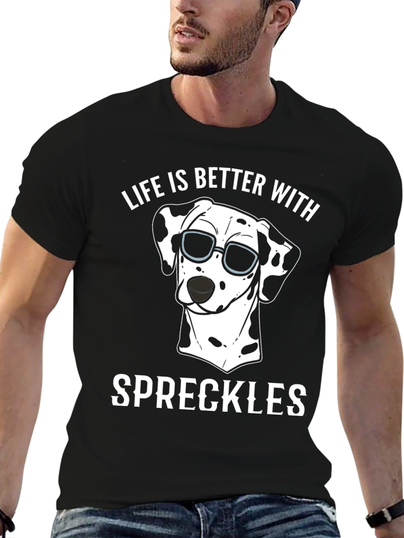Life is Better with Speckles Dog T-Shirt