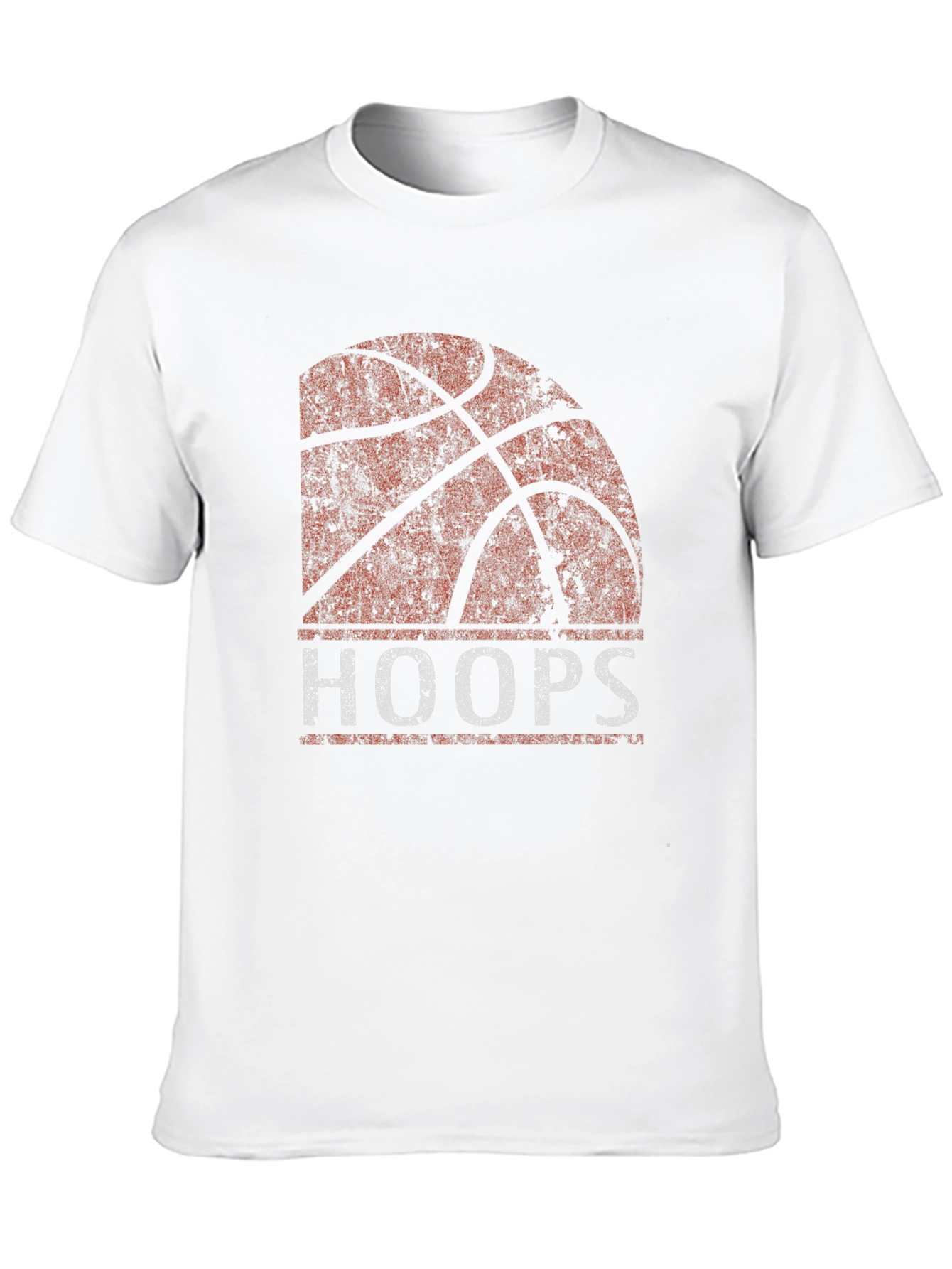 Hoops Basketball Graphic T-Shirt - Retro Style