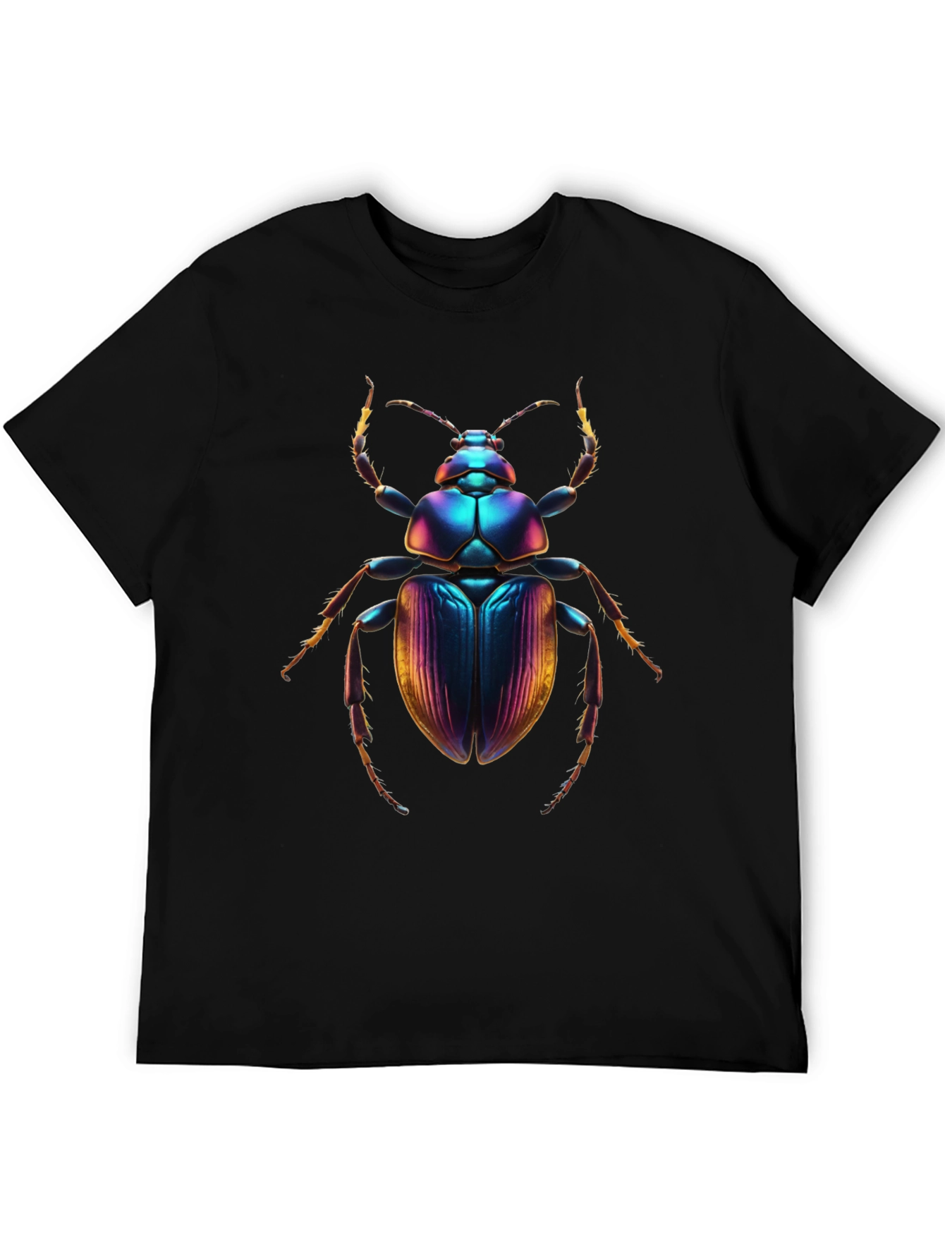 Iridescent Beetle Graphic T-Shirt