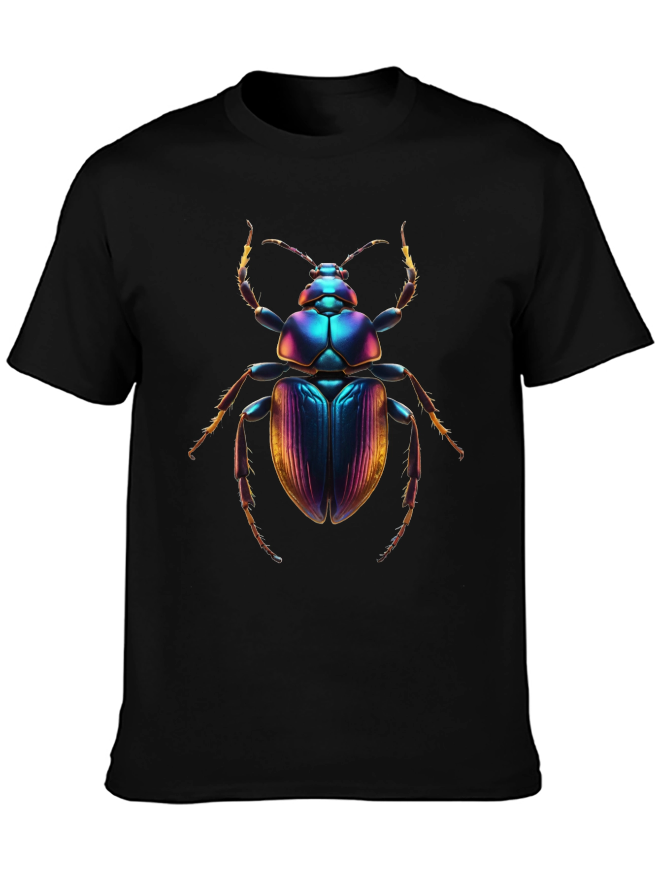 Iridescent Beetle Graphic T-Shirt