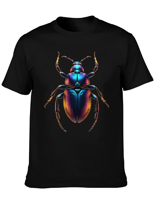 Iridescent Beetle Graphic T-Shirt