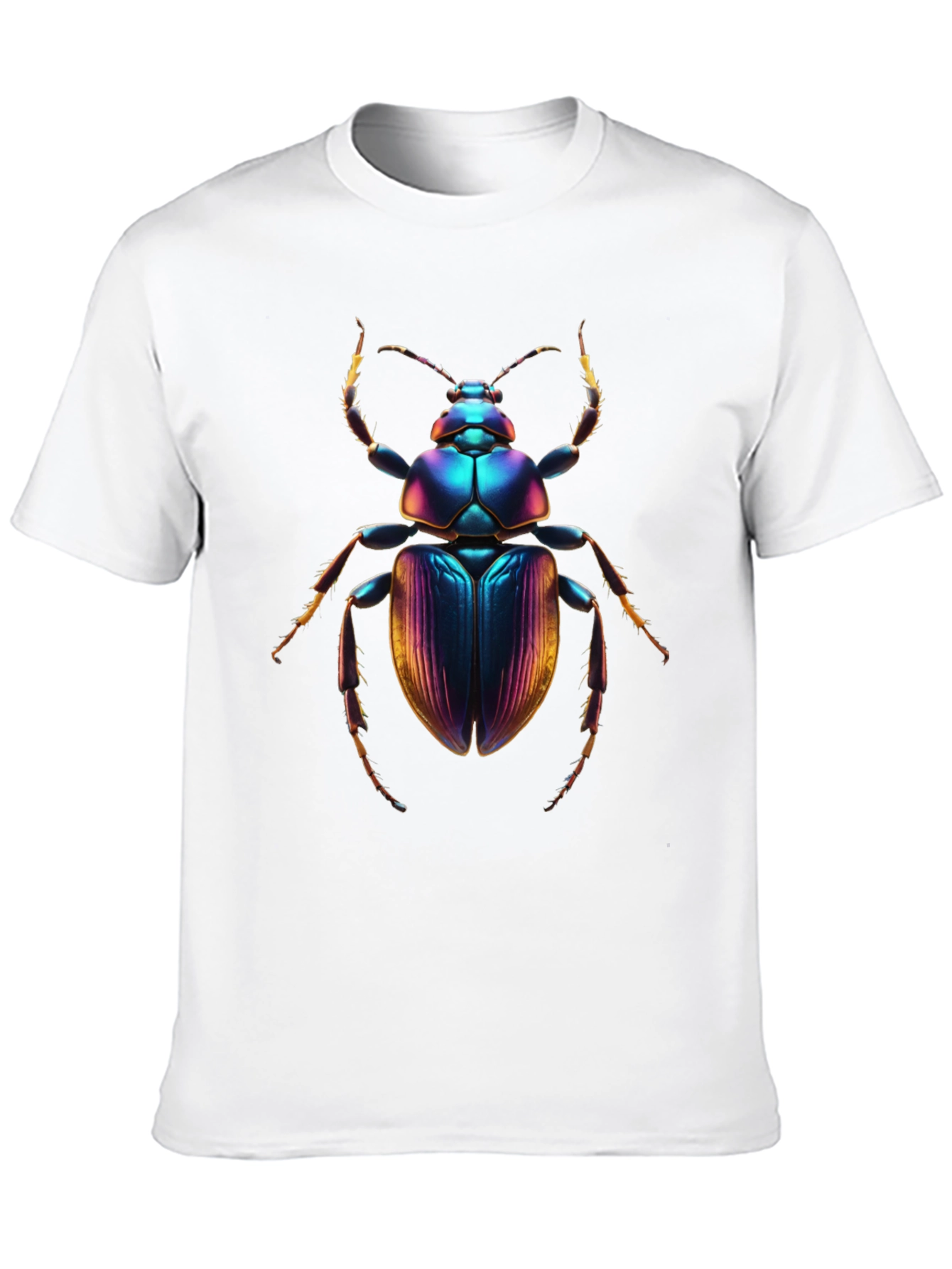 Iridescent Beetle Graphic T-Shirt