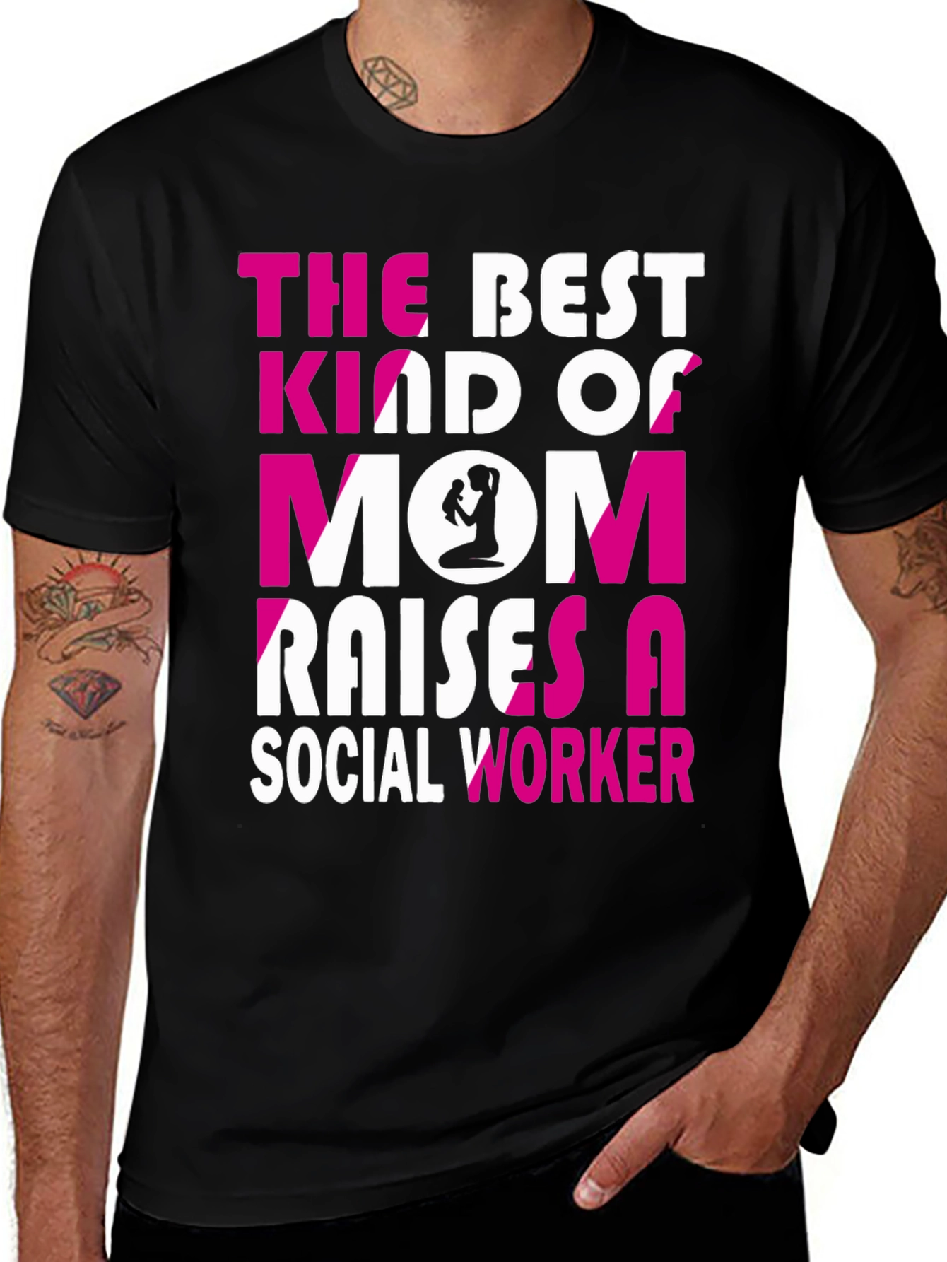 Best Mom Social Worker T-Shirt
