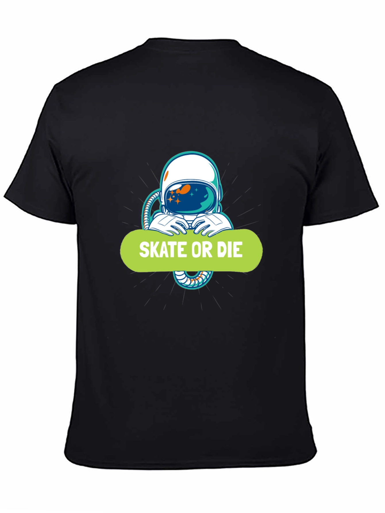 Skate or Die Astronaut Graphic Tee
