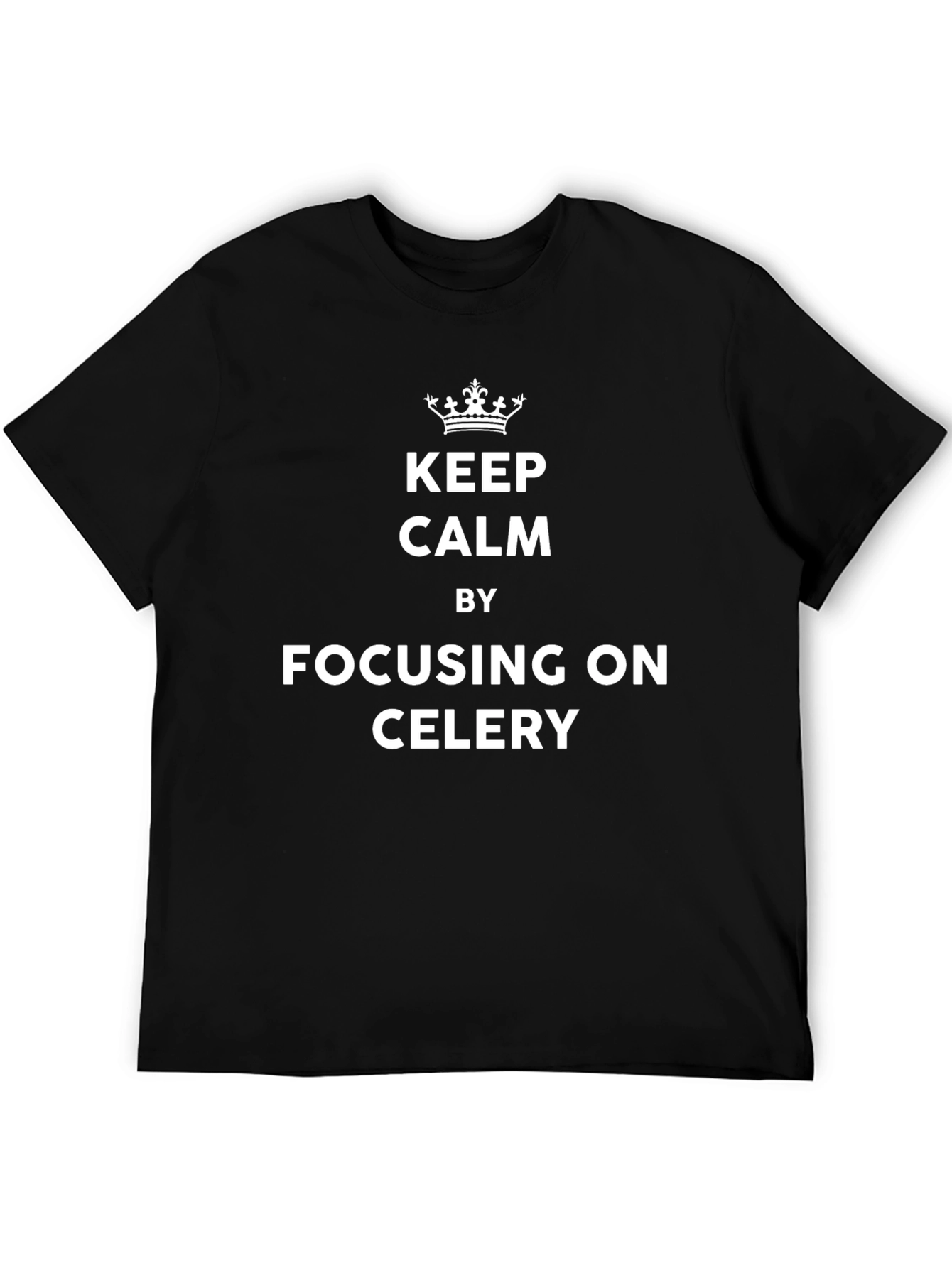 Keep Calm Celery T-Shirt - Funny Foodie Tee