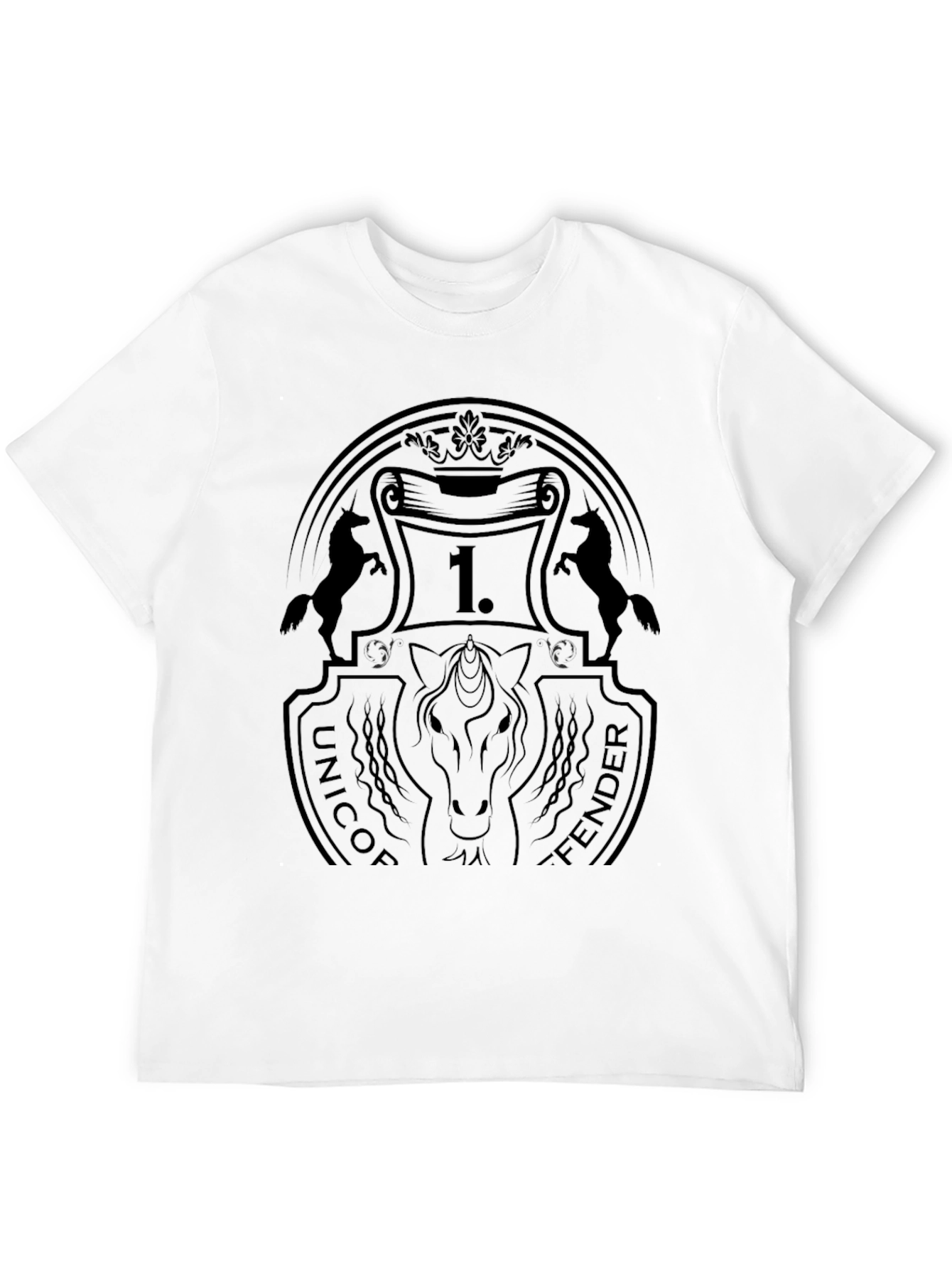 Unicorn Fender Graphic T-Shirt - Black