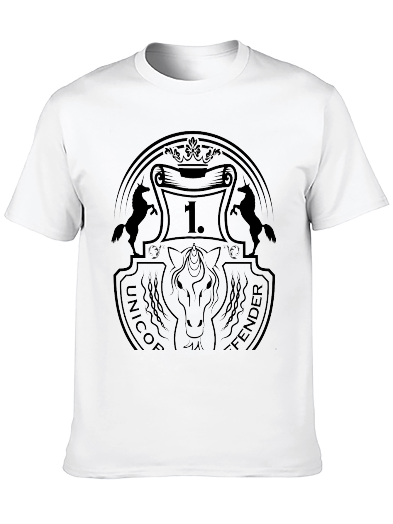 Unicorn Fender Graphic T-Shirt - Black