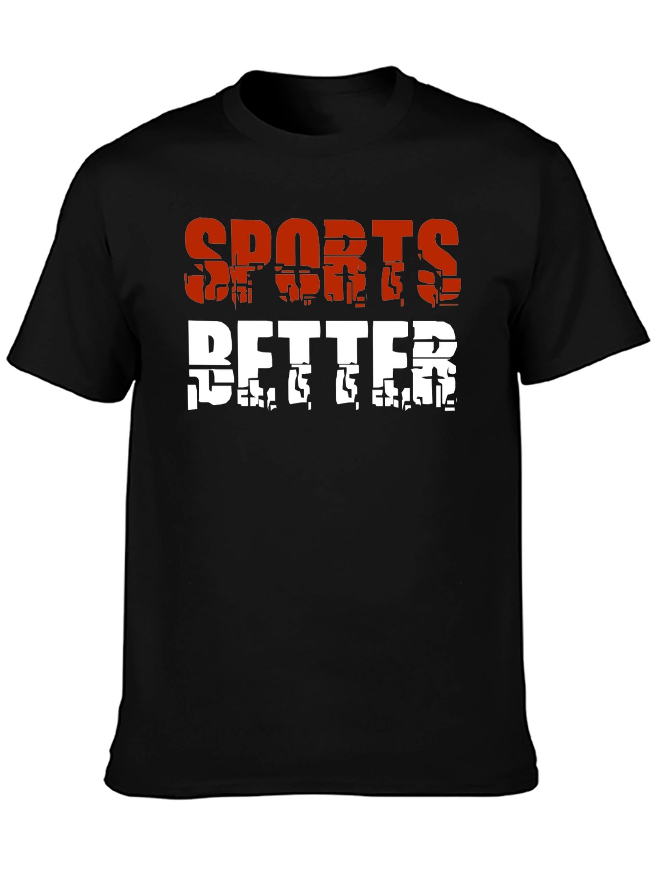 Sports Better Graphic Tee - Black