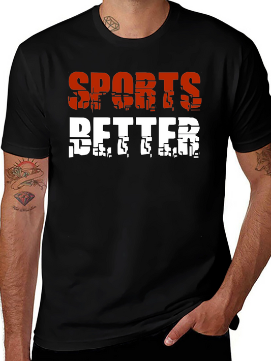 Sports Better Graphic Tee - Black