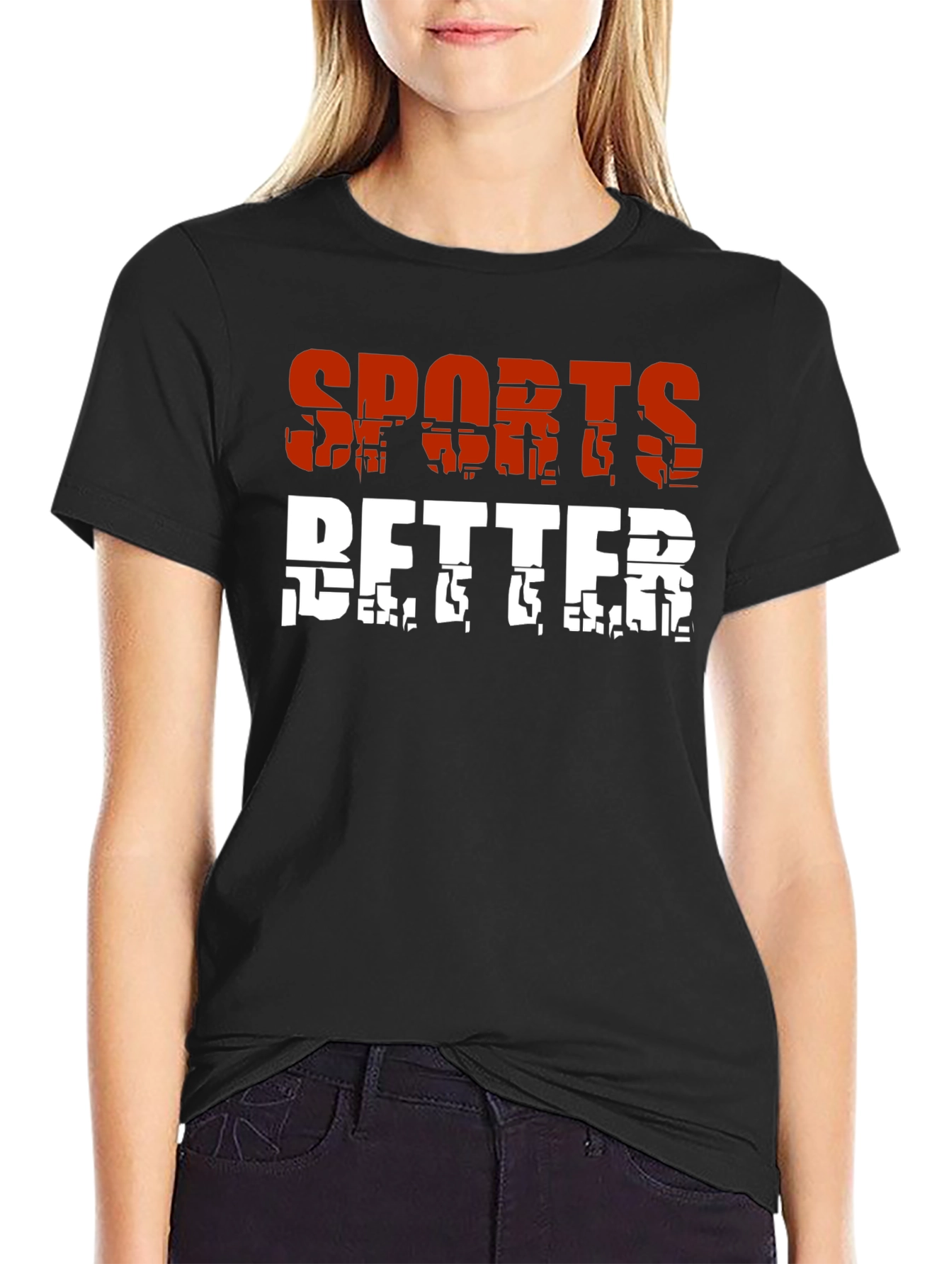 Sports Better Graphic Tee - Black