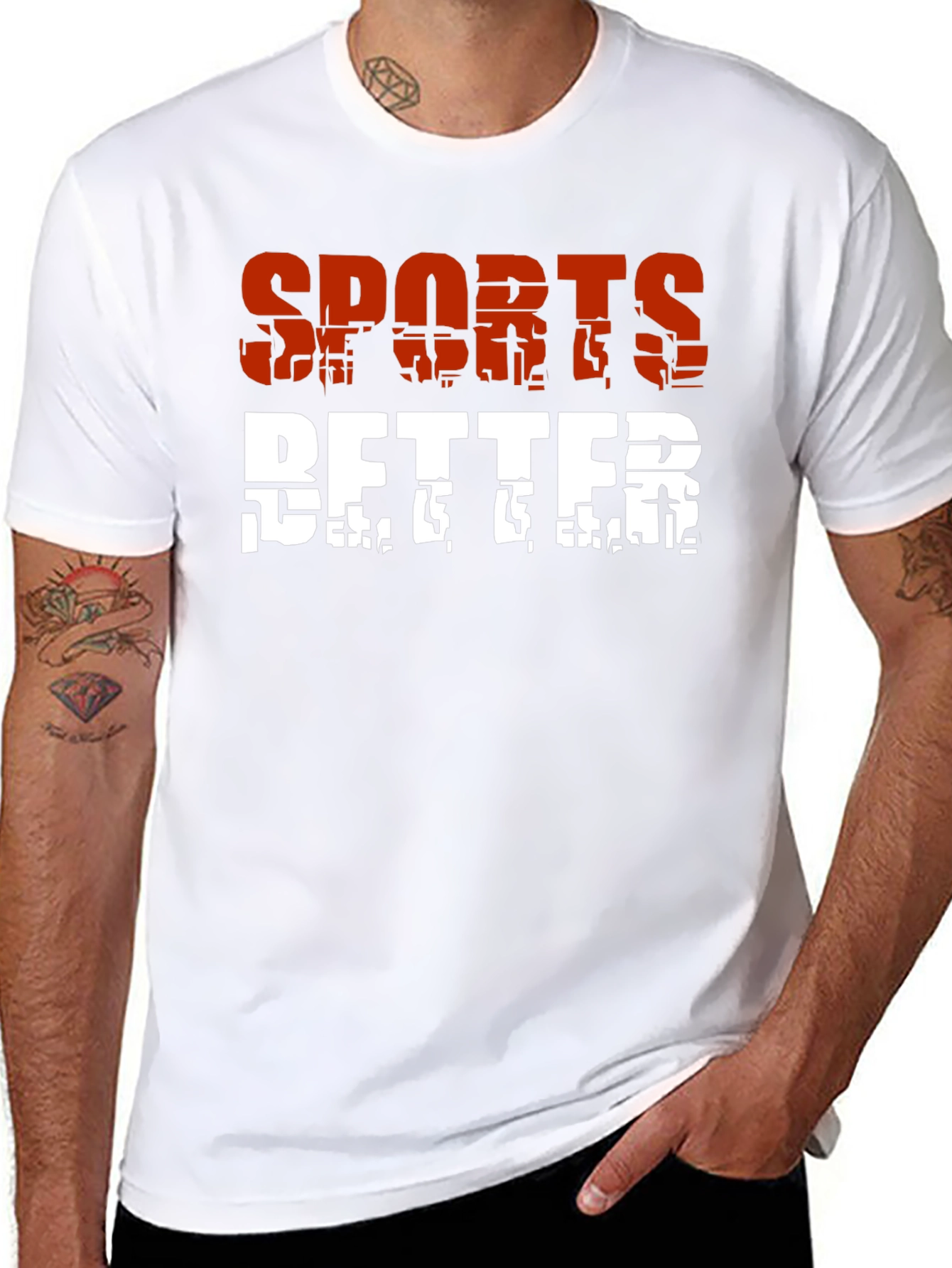 Sports Better Graphic Tee - Black